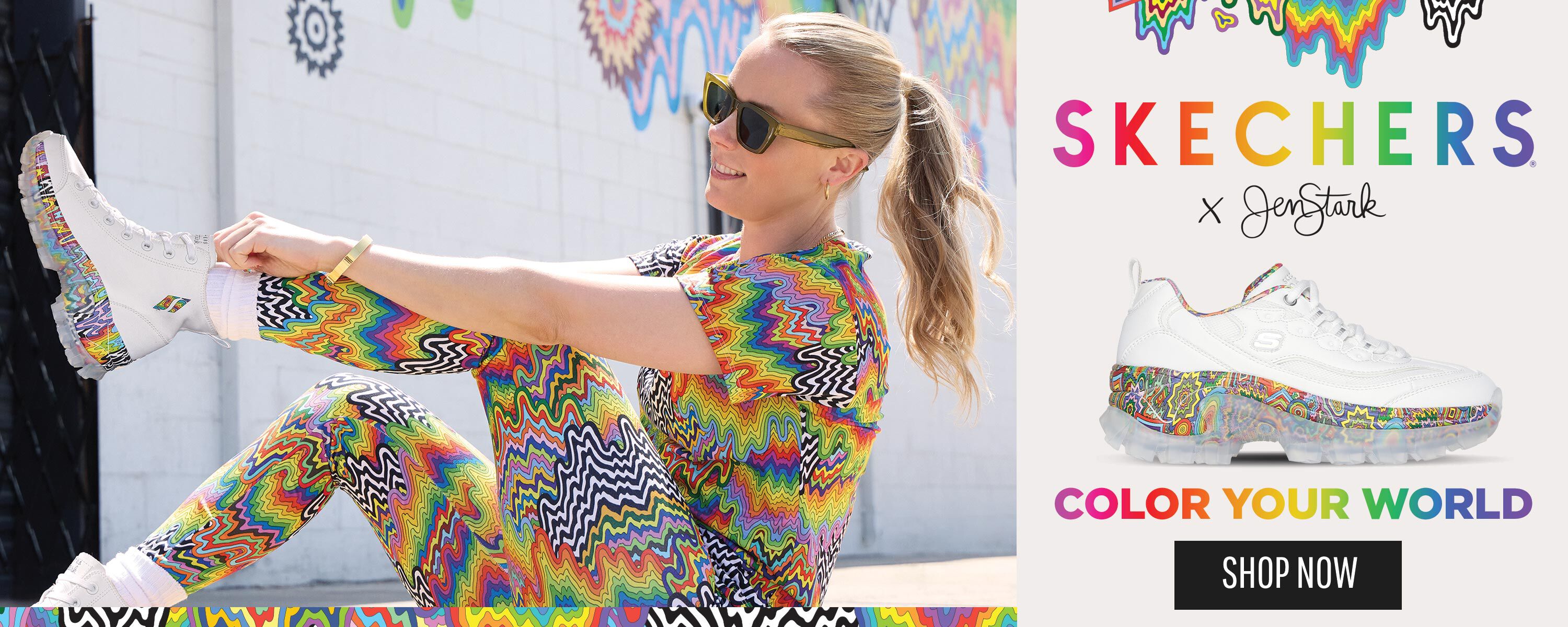 Skechers x Jen Stark ~ Color Your World - SHOP NOW