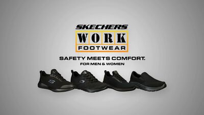 Skechers slogan on sale
