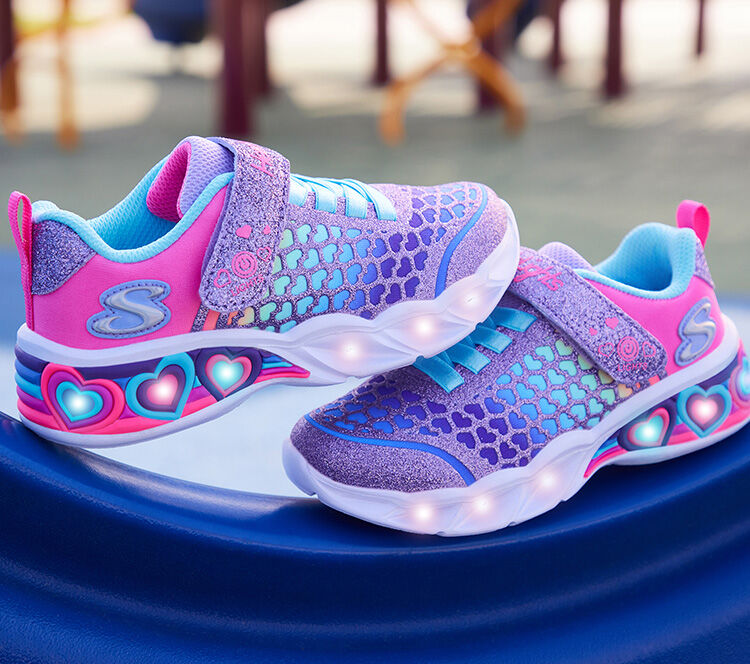 White sales skechers girls