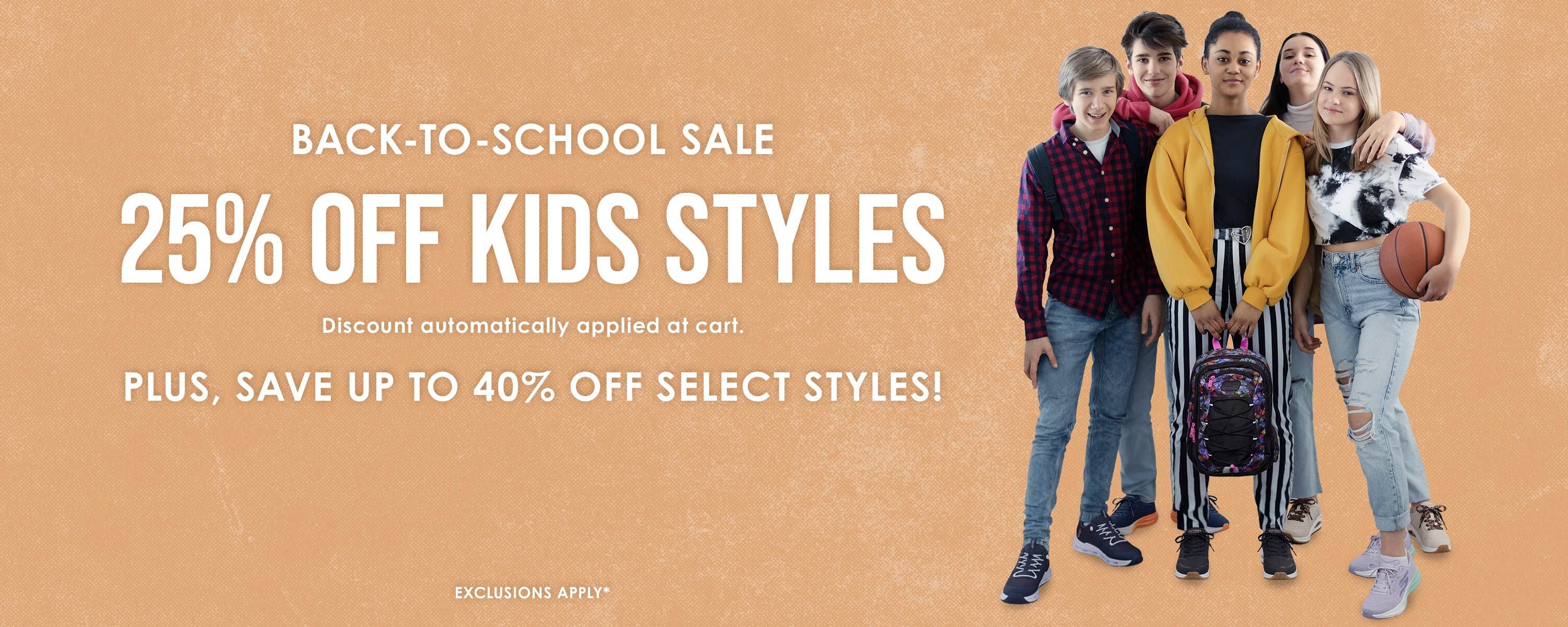Back to School Sale - Shop Now