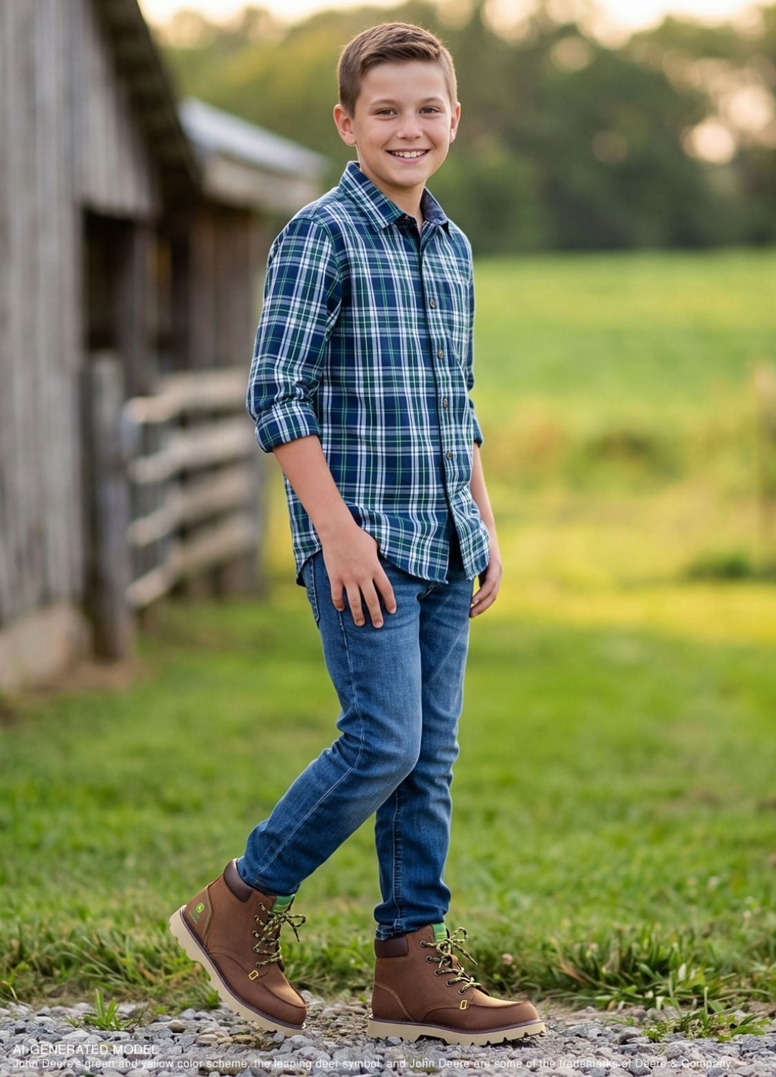 boy with Skechers shoes