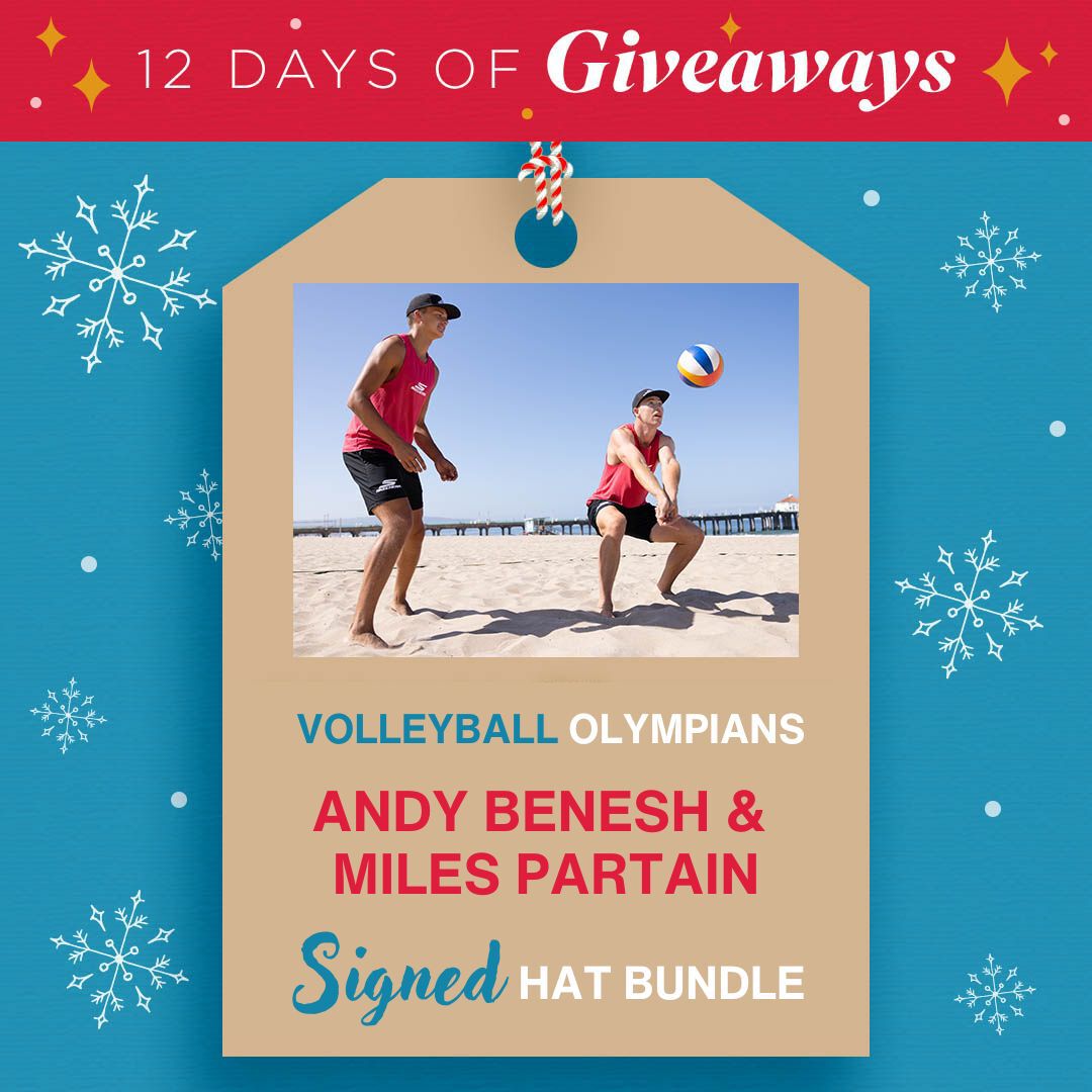 Beach volleyball giveaway
