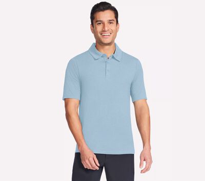GO GOLF GO DRI All Day Stripe Polo