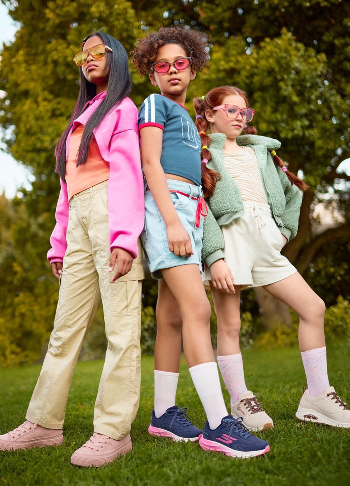 girls in Skechers