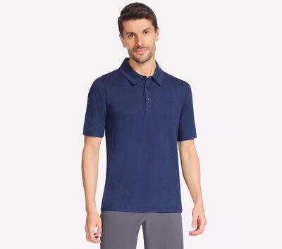 GO GOLF GO DRI All Day Stripe Polo
