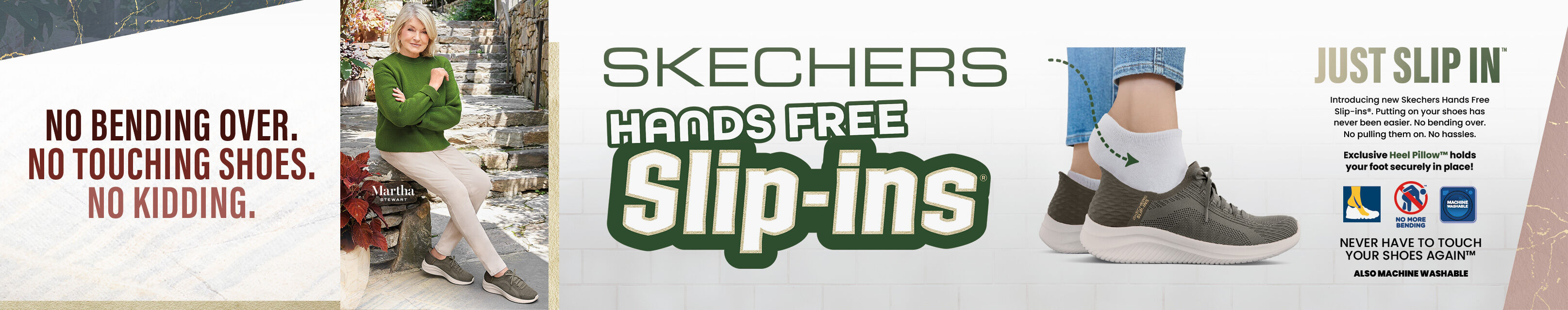 Skechers no heel hotsell