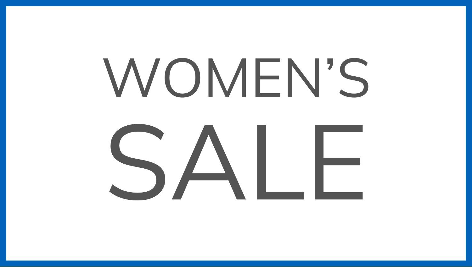 WOMEN'S SALE image