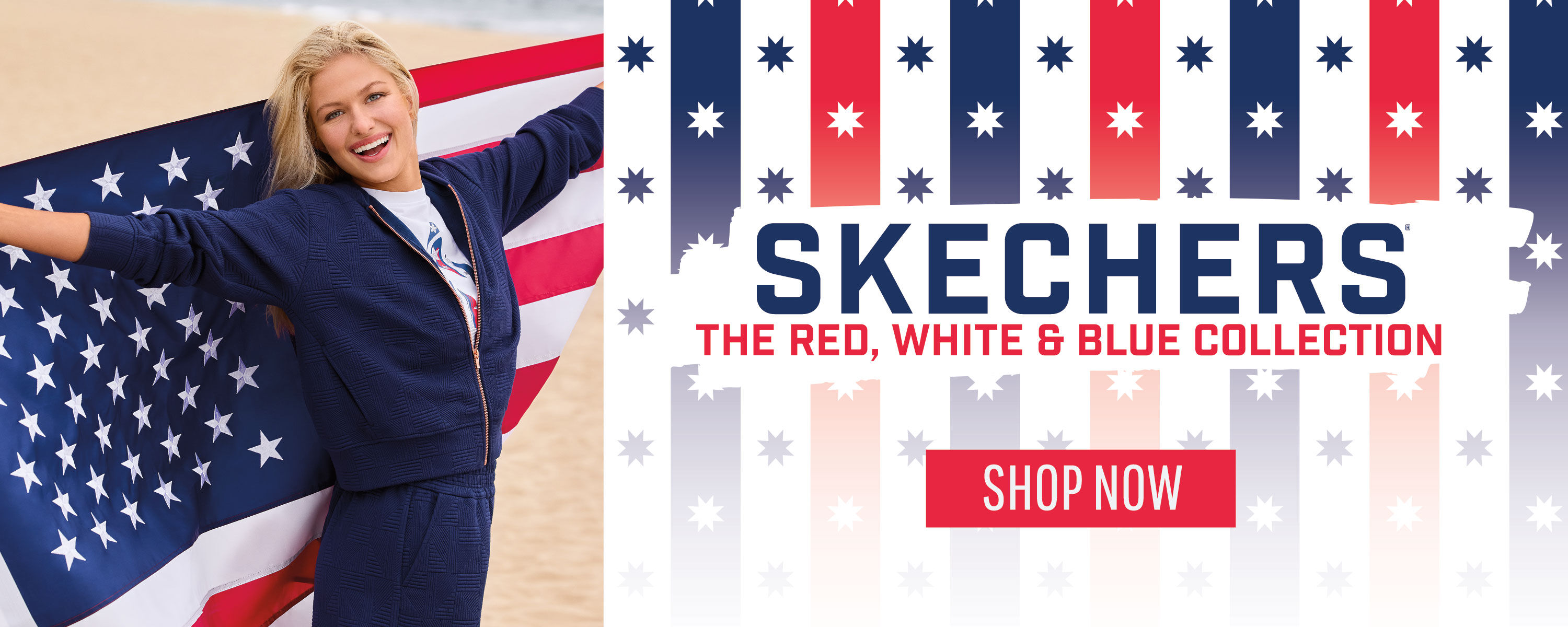 Skechers Red, White, & Blue - SHOP NOW