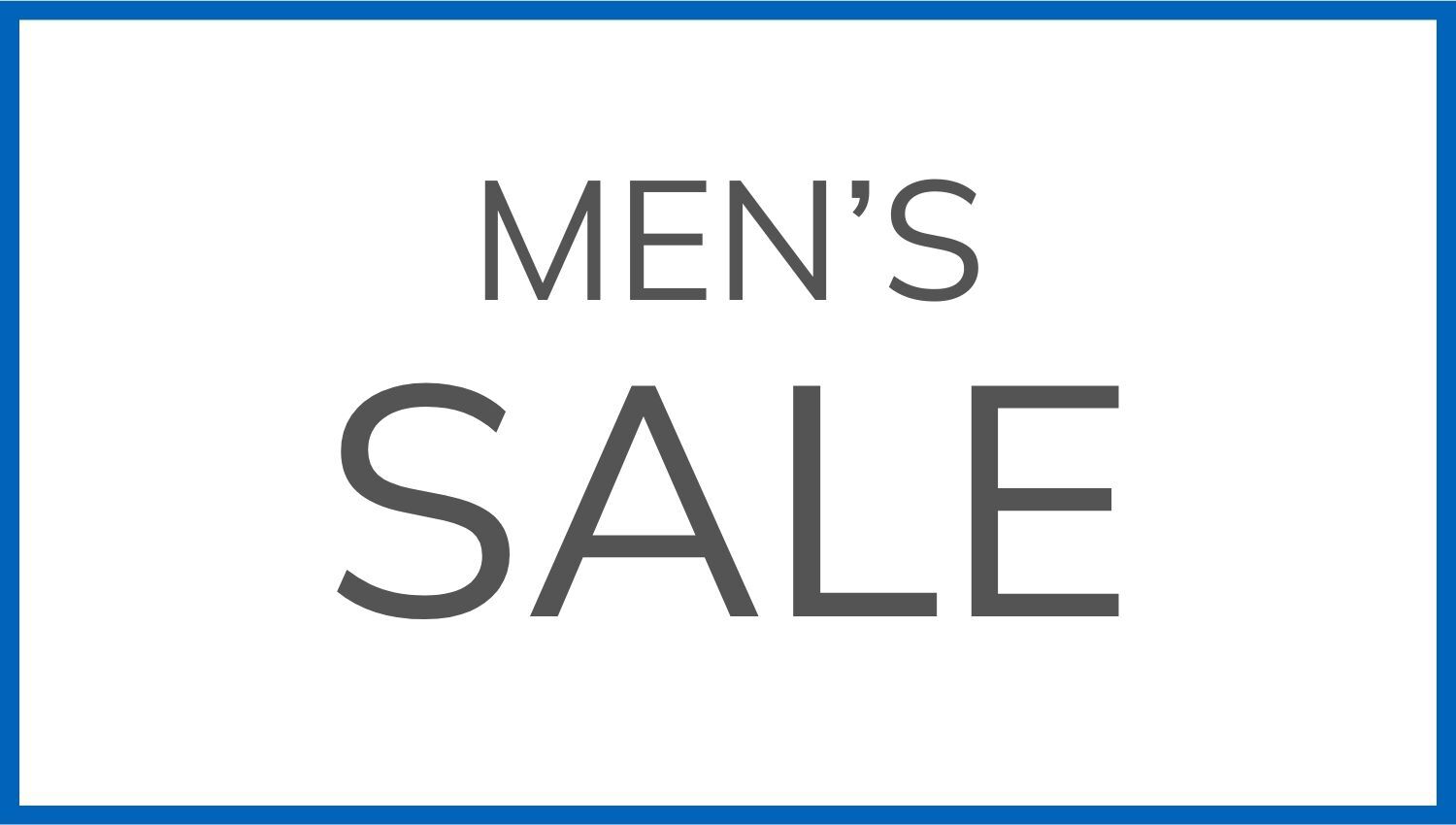 MEN'S SALE image