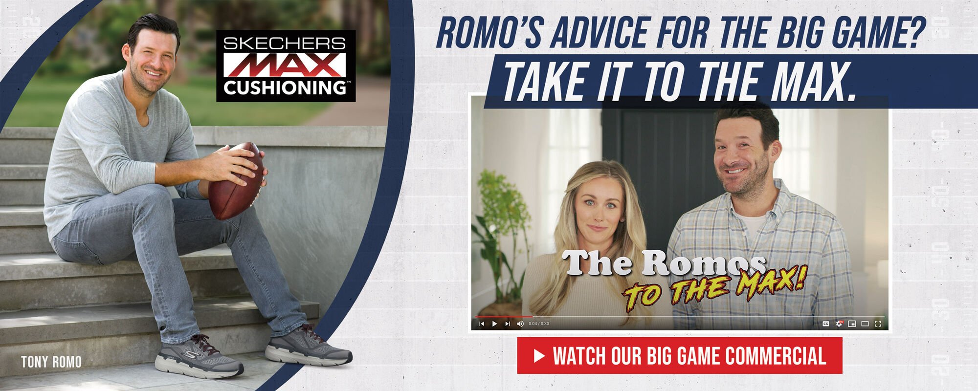 Tony Romo's Cushioning Picks | SKECHERS