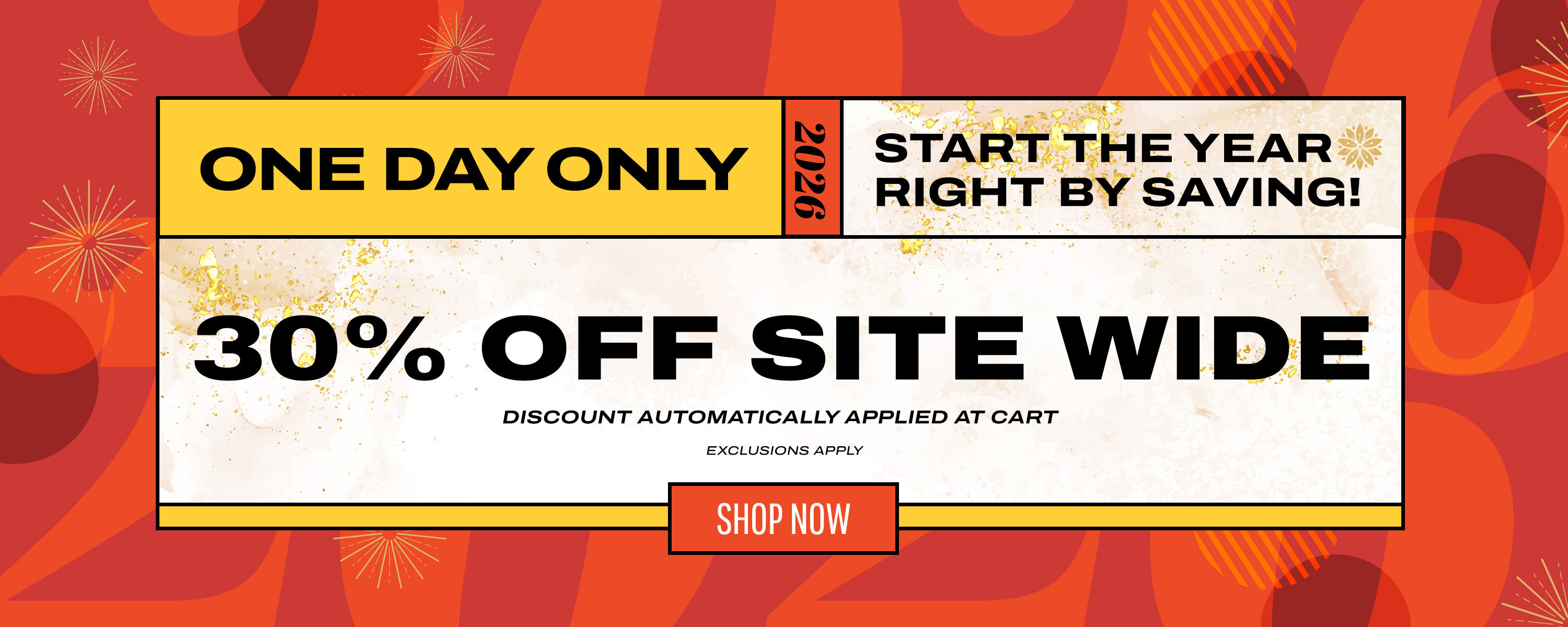 30% off Sitewide, auto applied at cart*