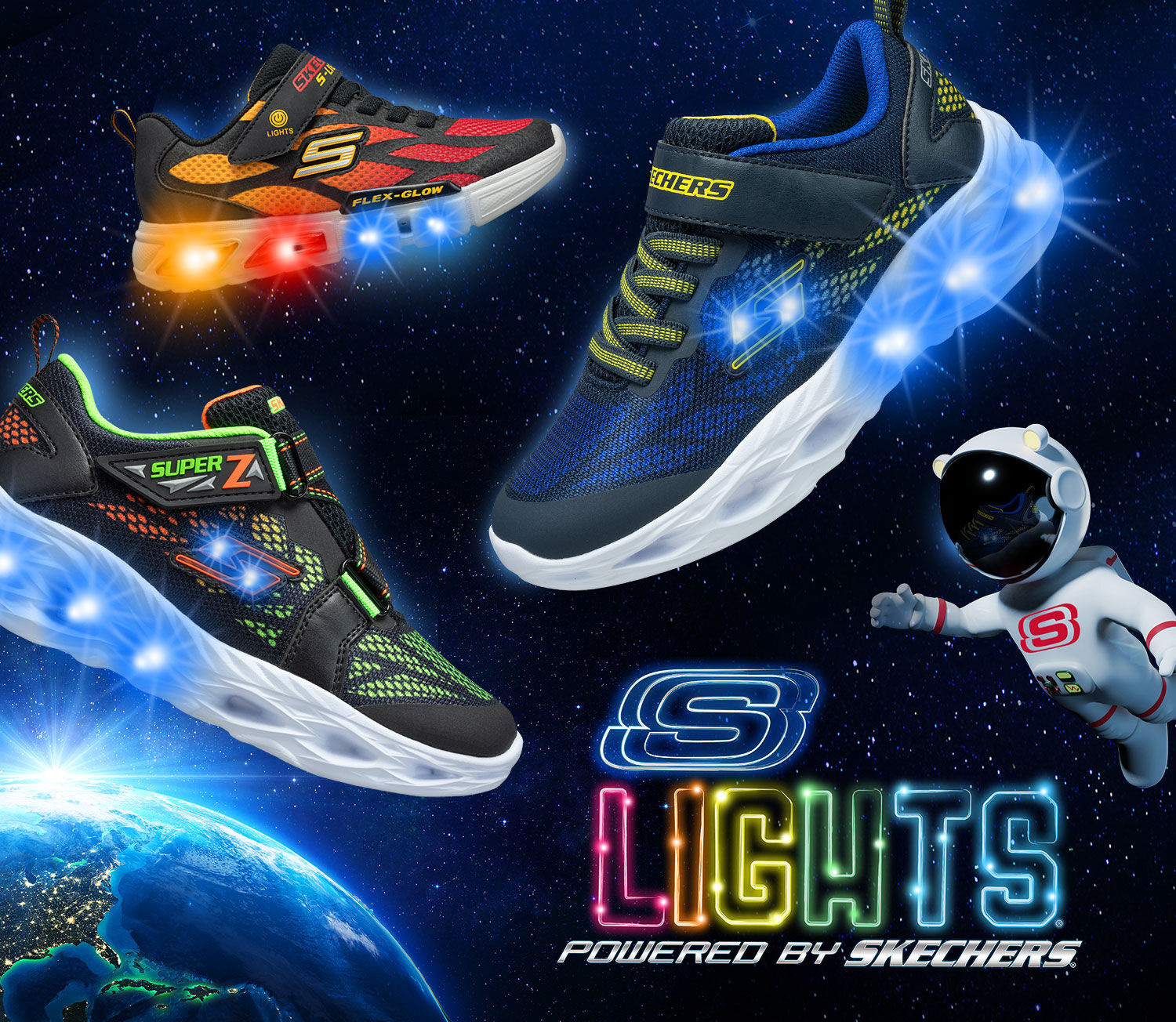 s lights powered by skechers