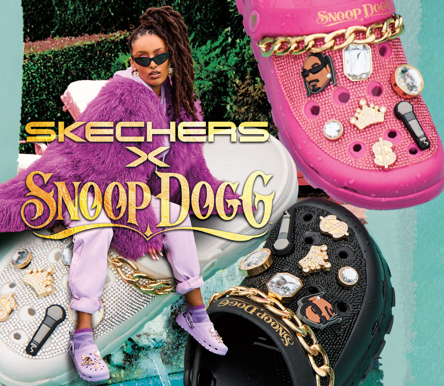 Skechers Skech Luxe Restful Hoodigan in aqua at Meeks Shoes