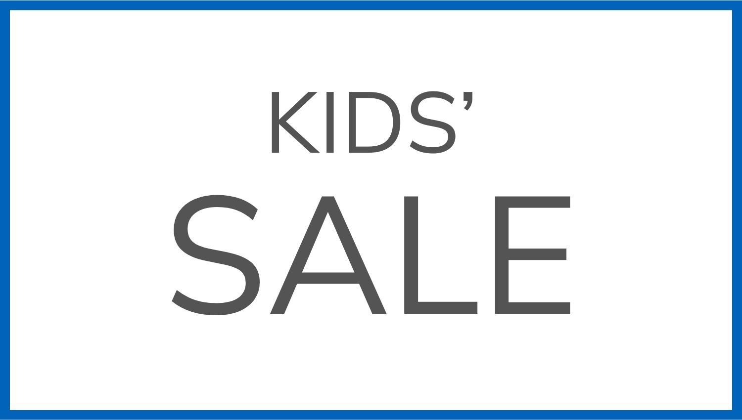 KIDS' SALE image