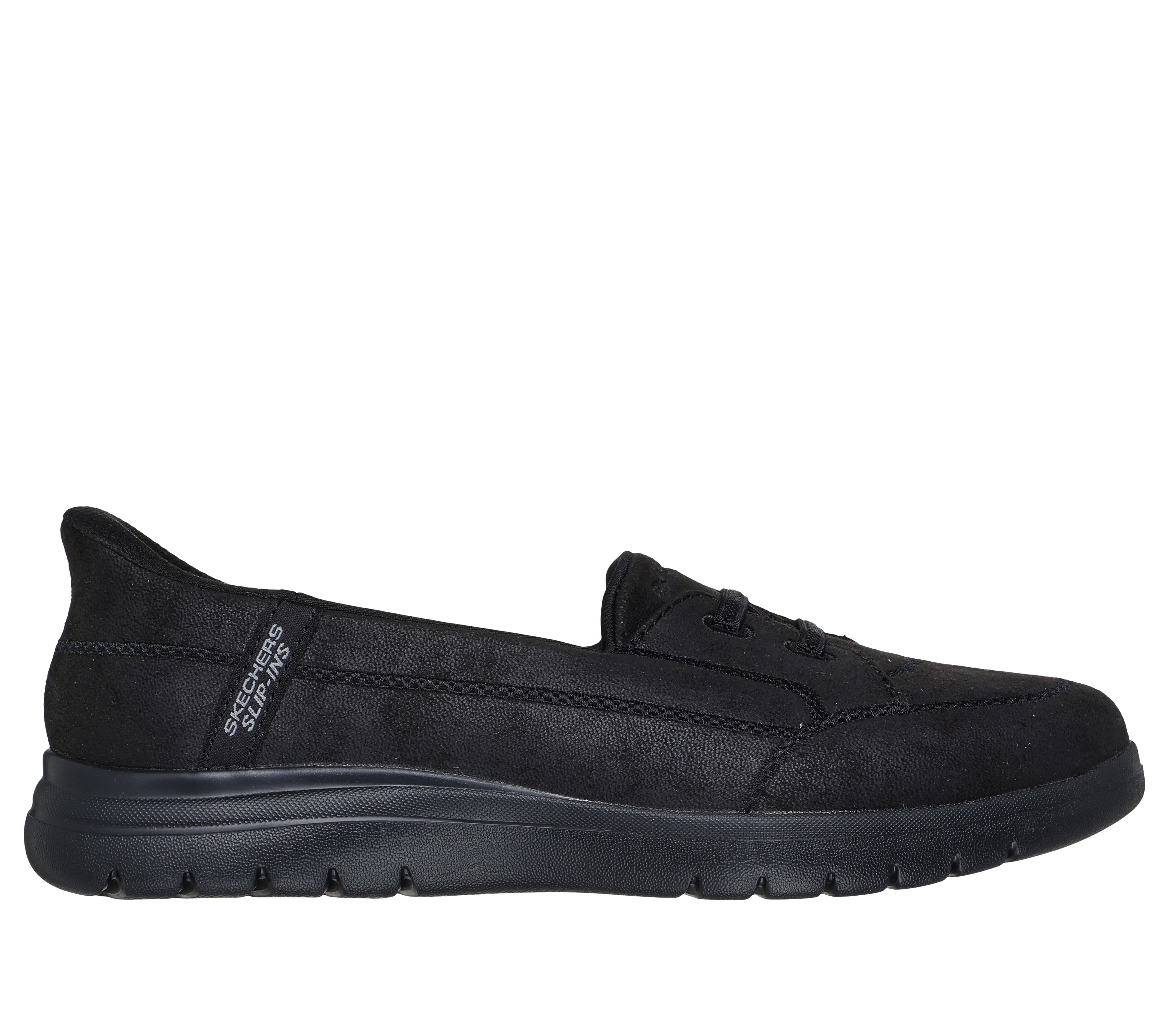 Skechers Women s Hands Free Slip ins On The Go Flex Shoes Size 7.5 Wide Black Textile Vegan Machine Washable
