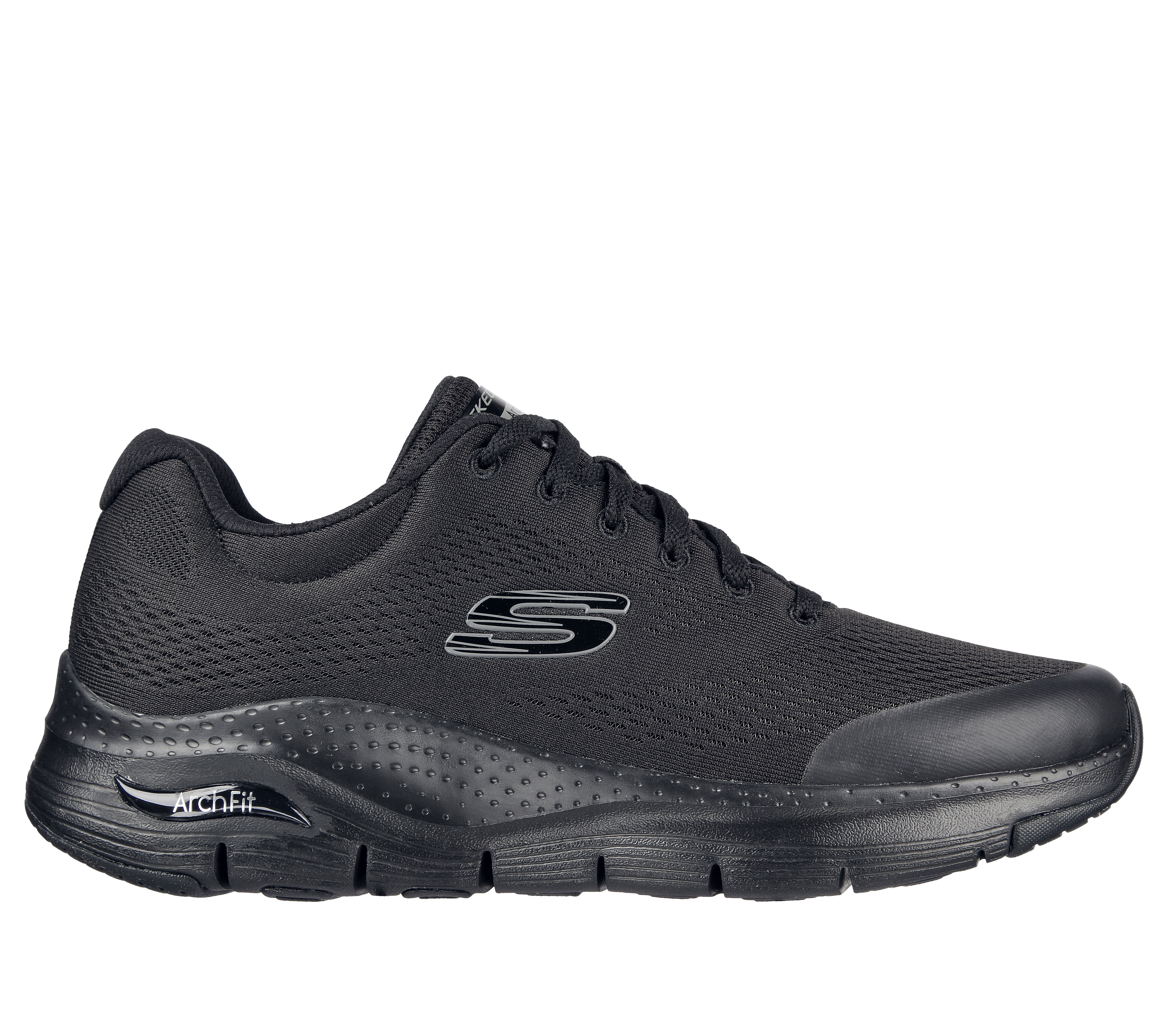 skechers shoes mens black