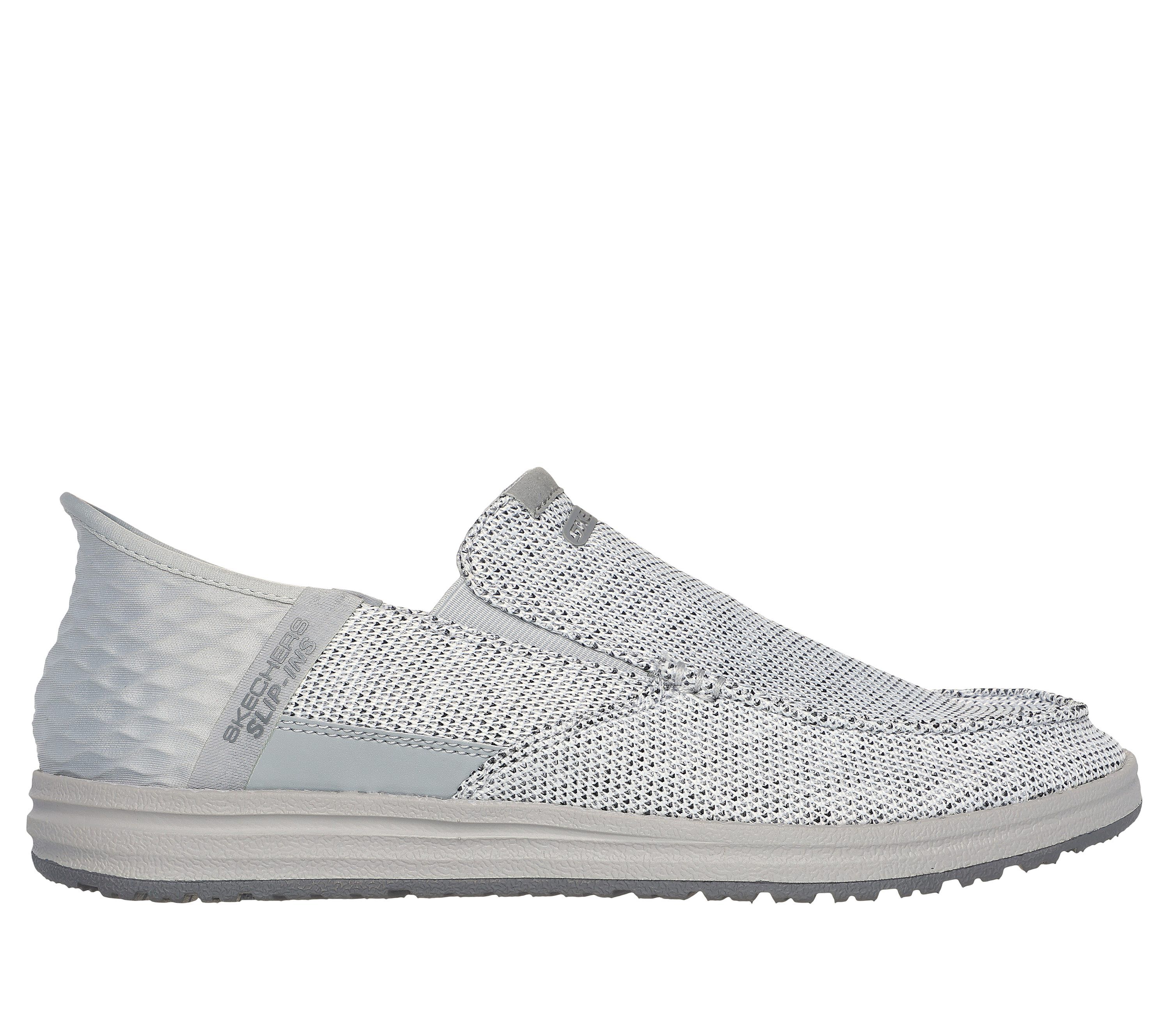 Skechers light grey sale