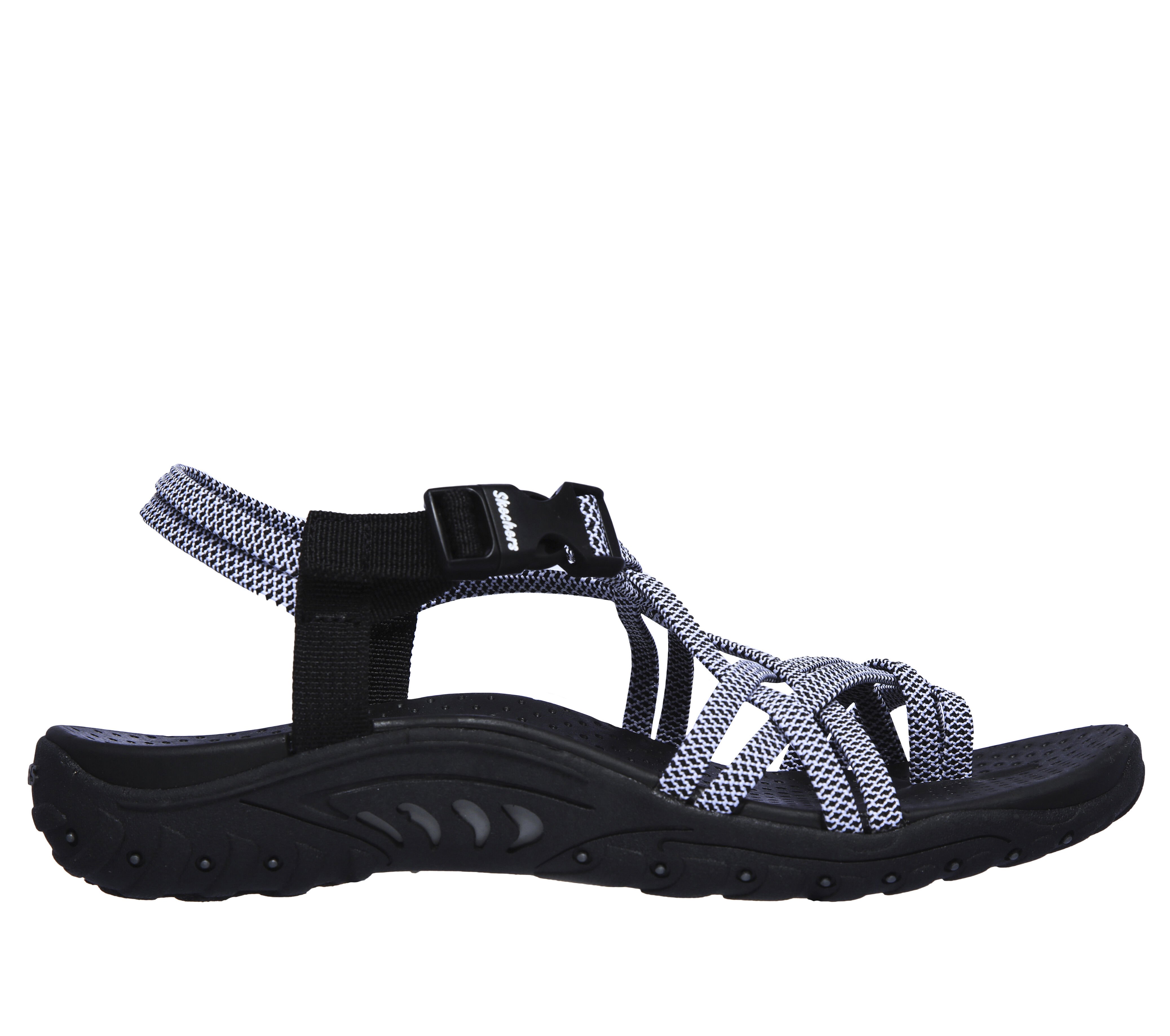 Skechers reggae black discount