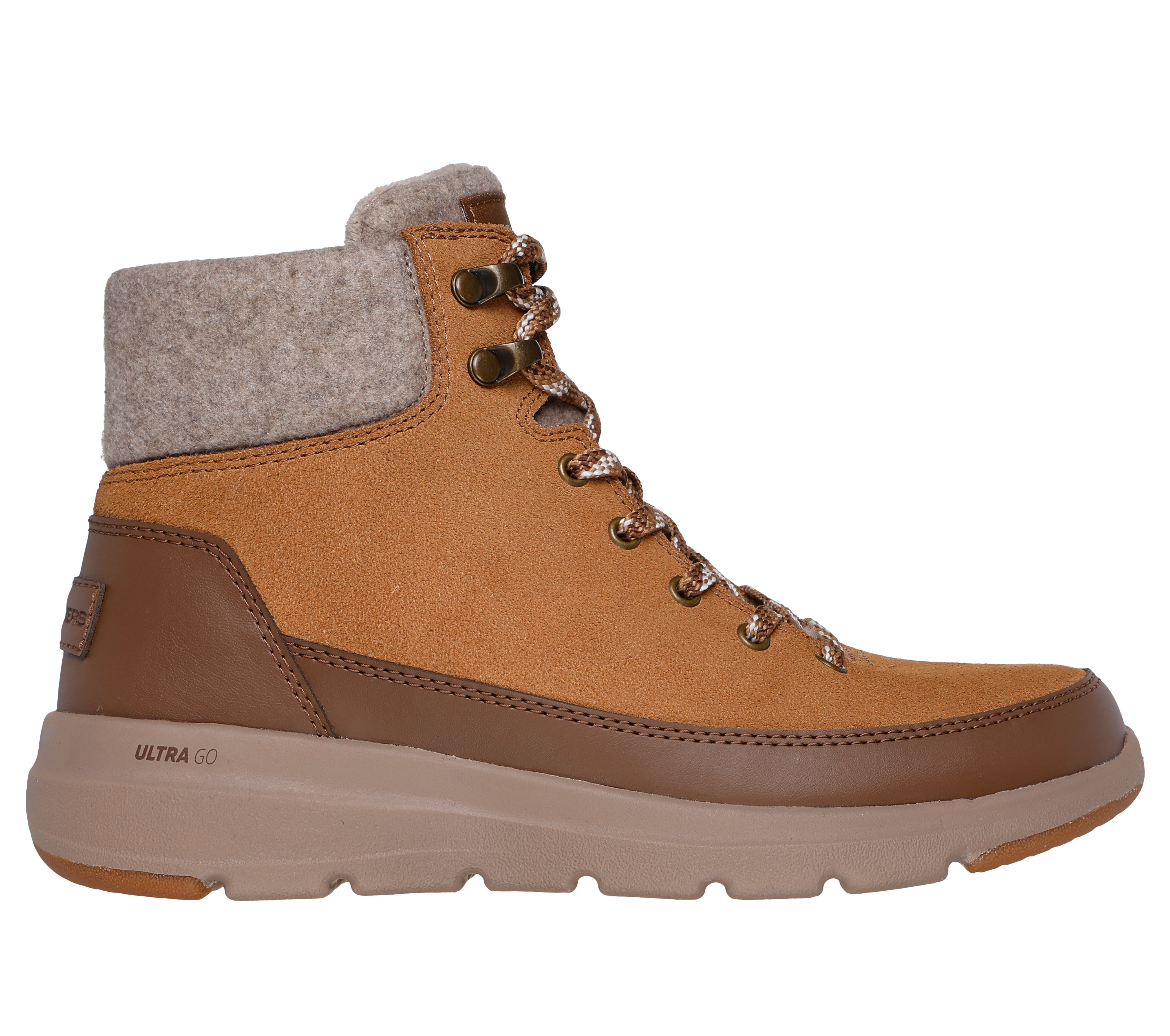 Skechers Onthego Glacial Ultra Tahoe Bootie Women s Tan Size 9 Boots
