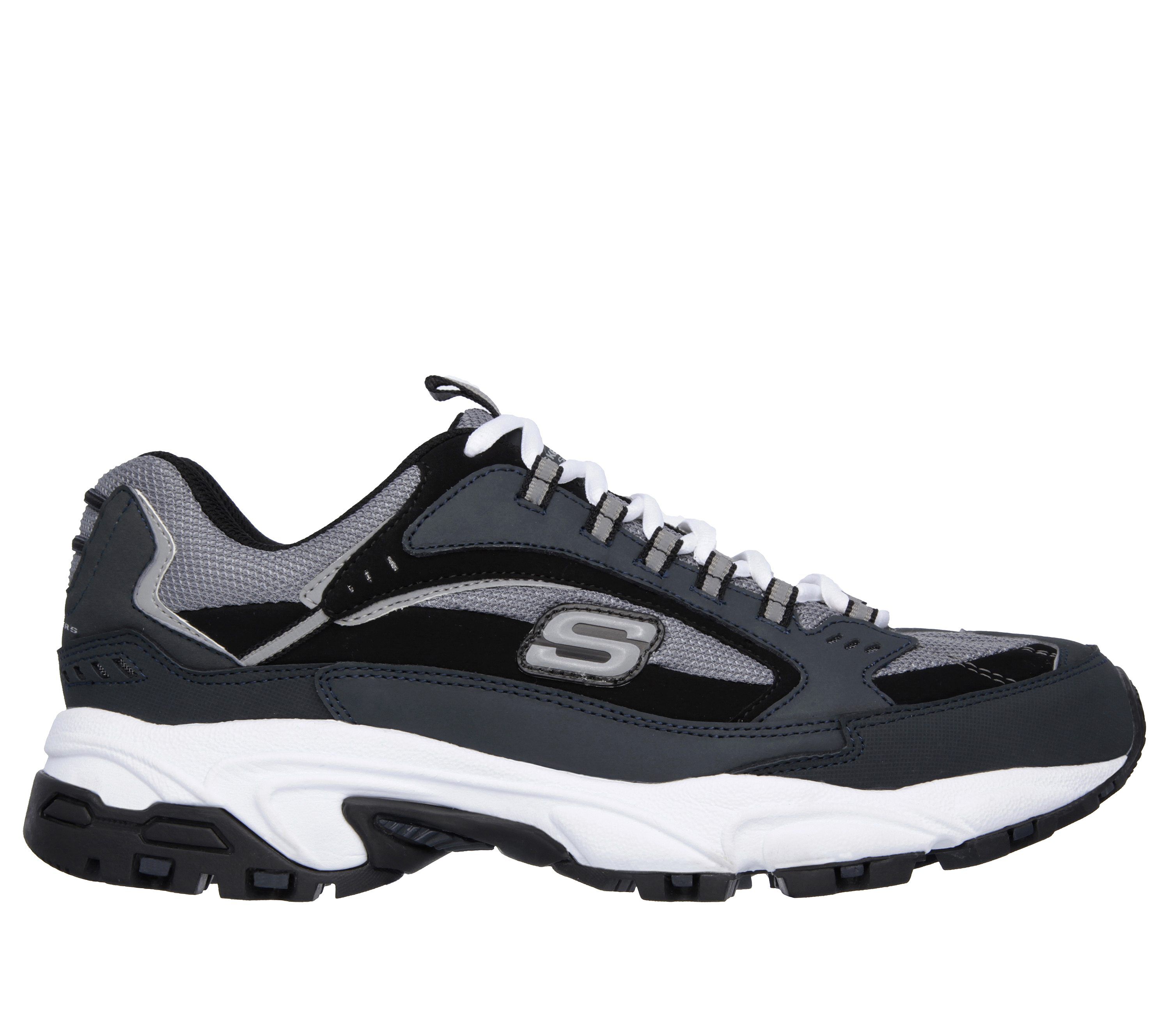 mens skechers wide width