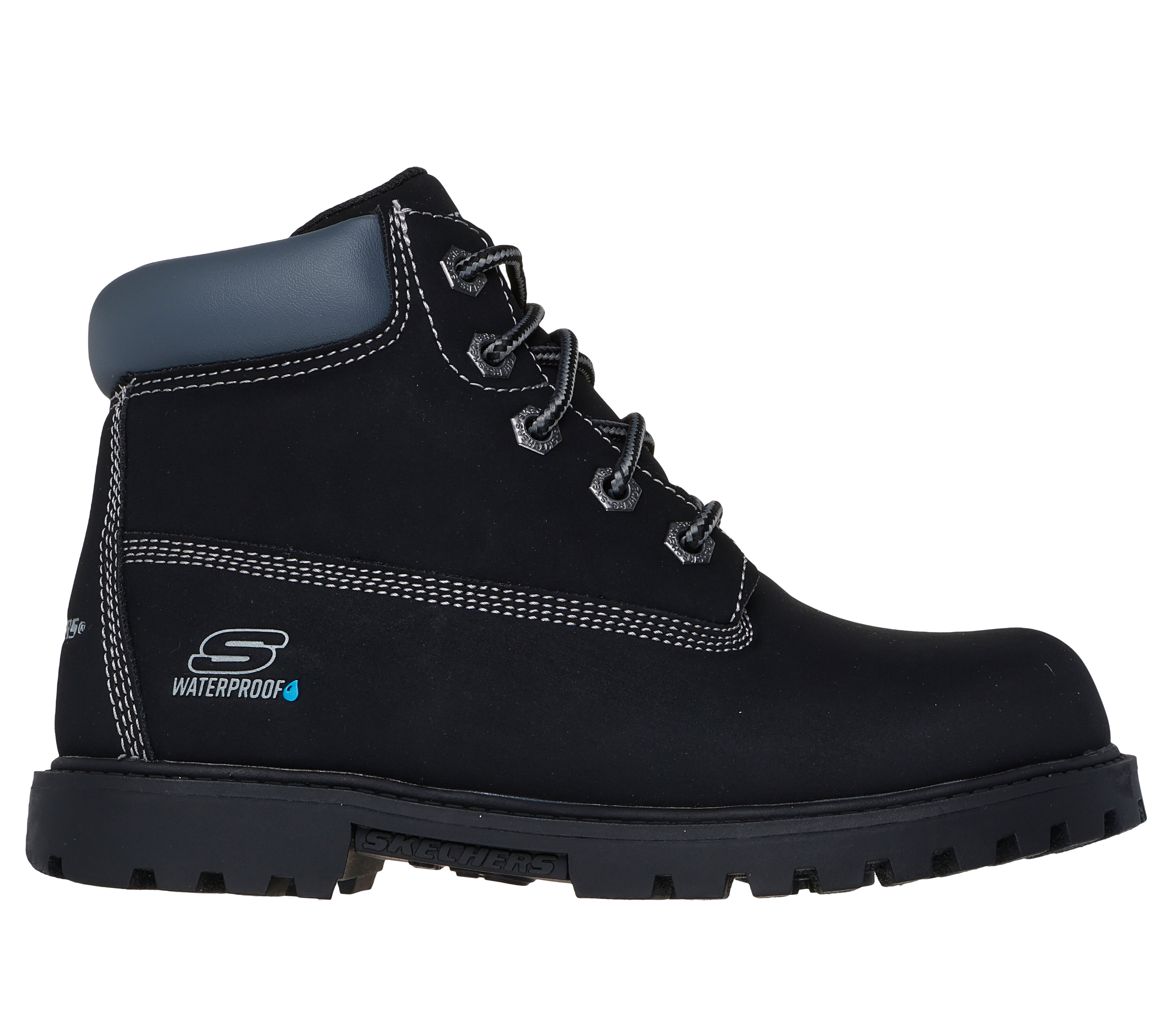 Skechers boots black outlet