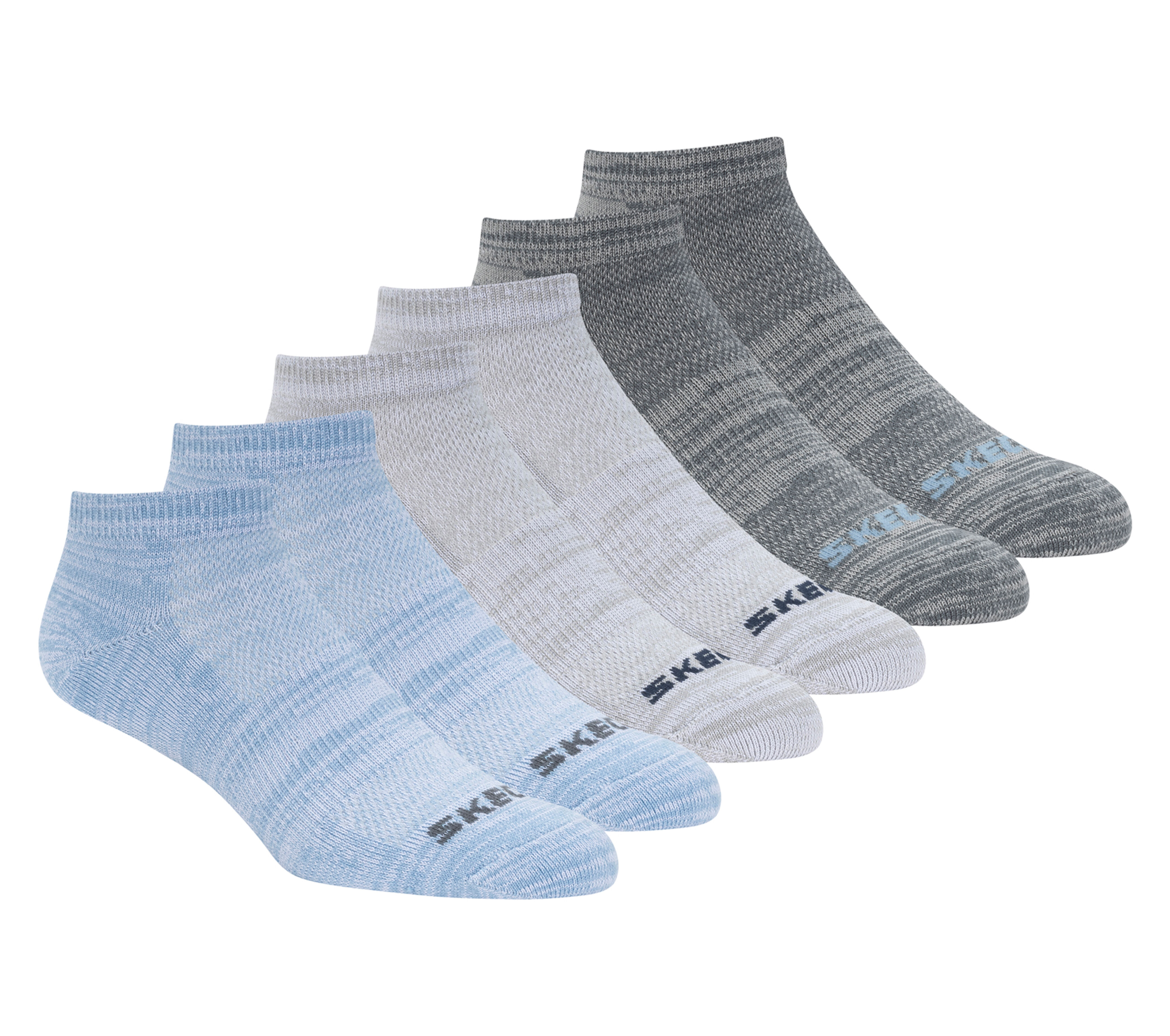6 Pack Low Cut Non Terry Socks