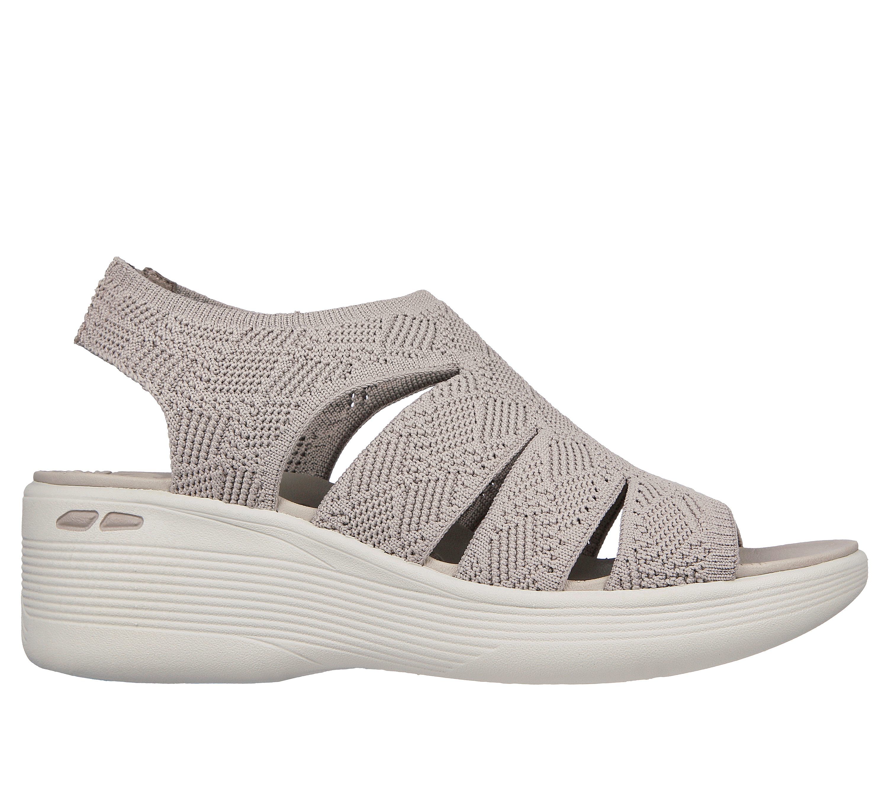SKECHERS Women s Pier Lite Memory Maker Wedge Sandals
