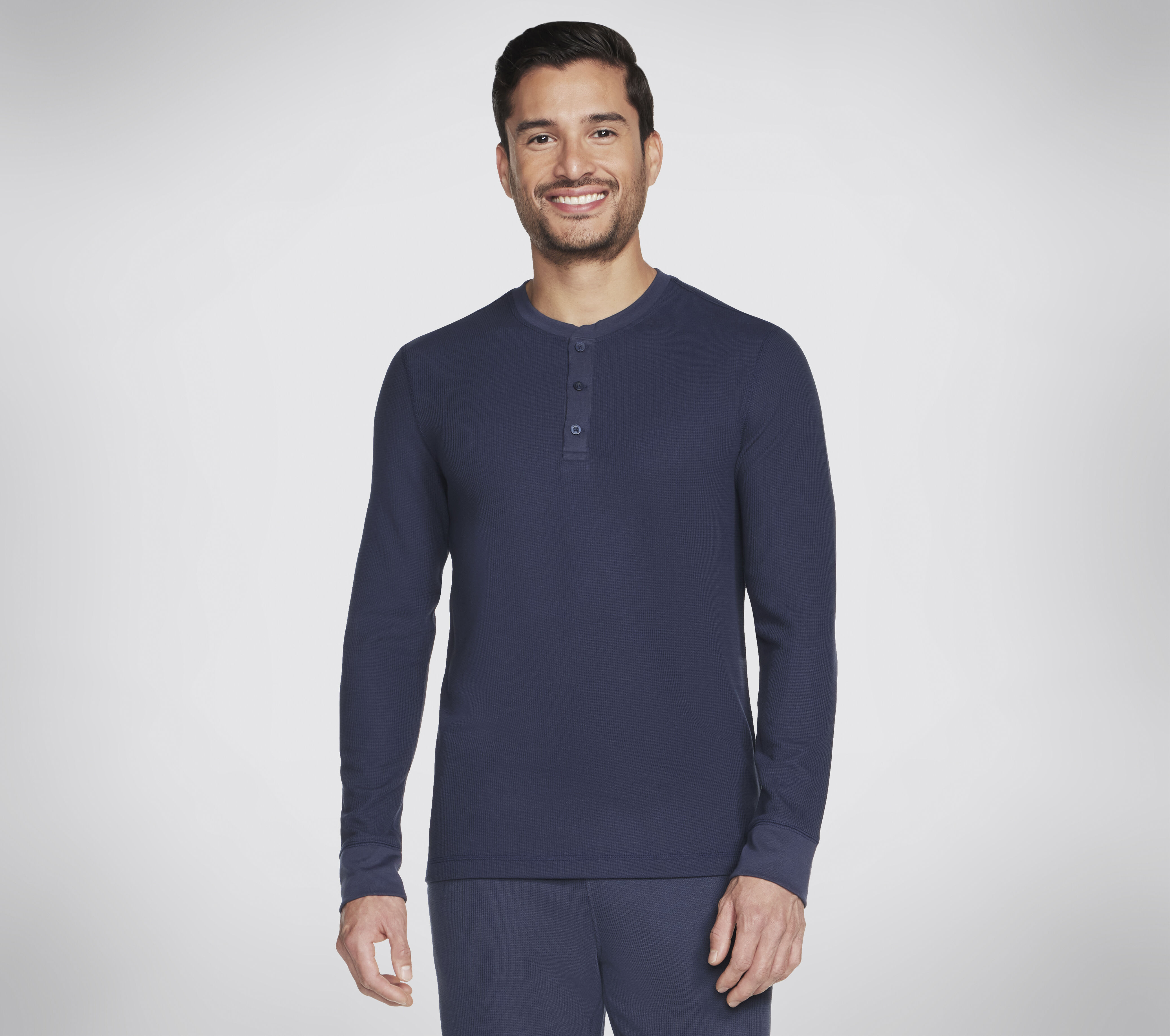 Skechers henley on sale shirt