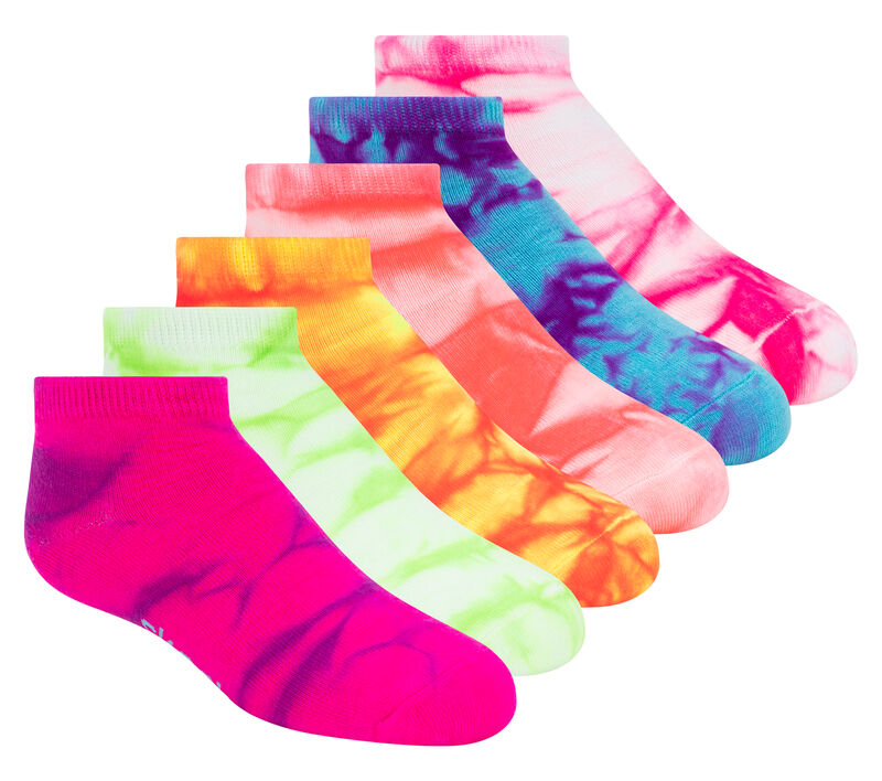 6 Pack Tie Dye Sport Fashion Socks, MULTI, largeimage number 0