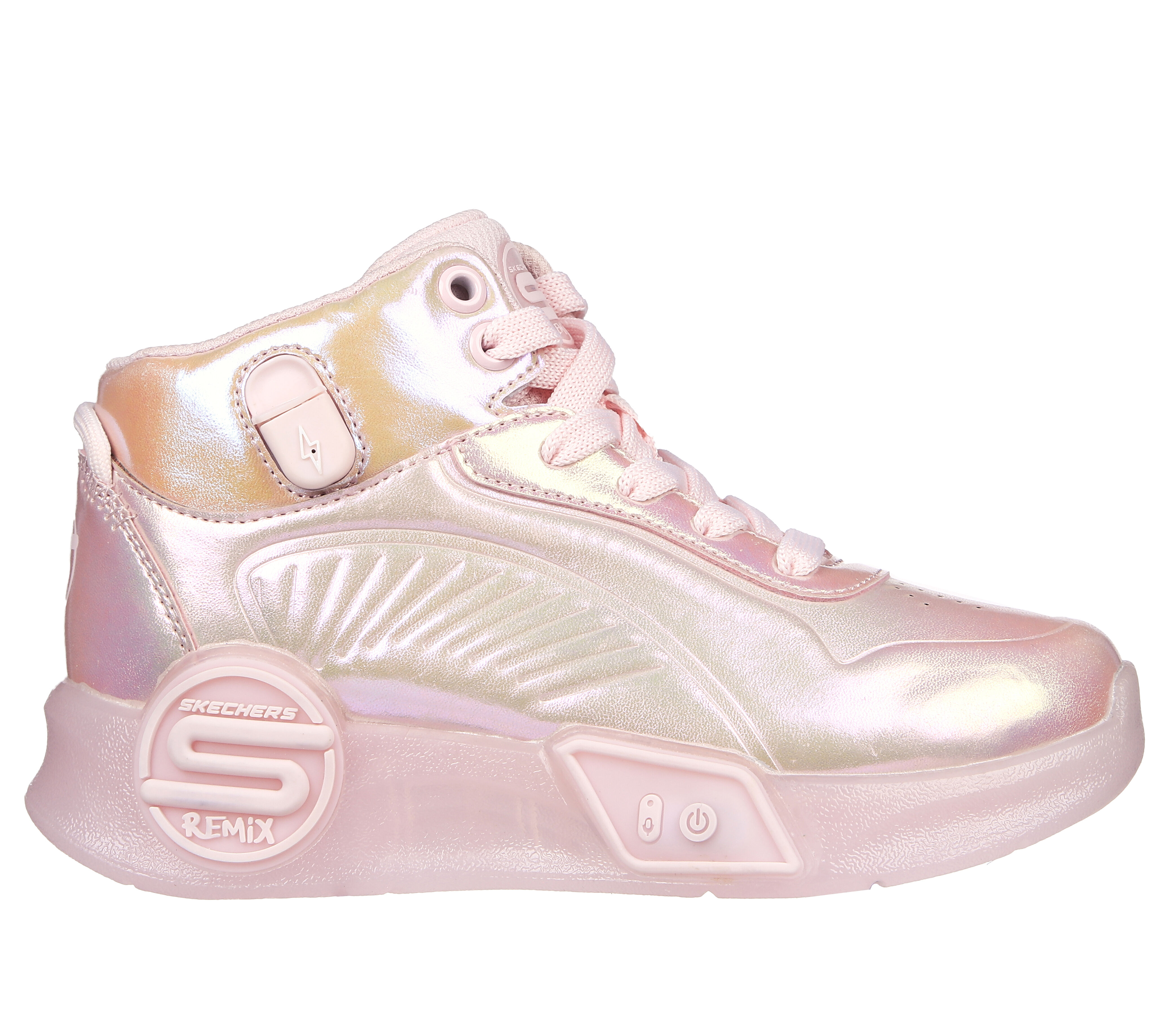 Toddler Girls Crystal Boots Lights LED Luminous Sneakers Flower Decoration Zipper Flat Shoes High Top Lightweight Non-Slip First Walking Shoes 