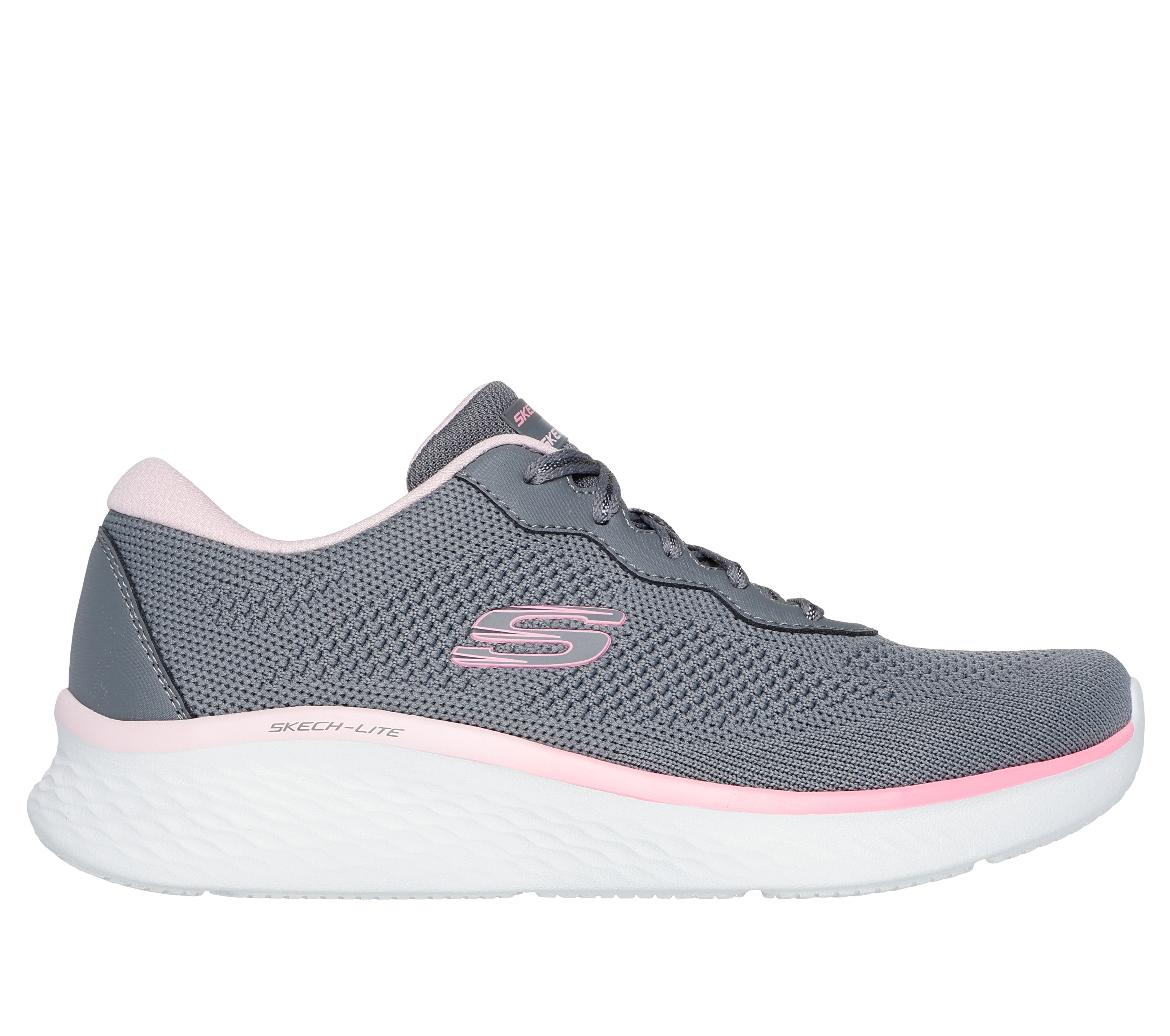 Skechers go walk 4 charcoal/pink top