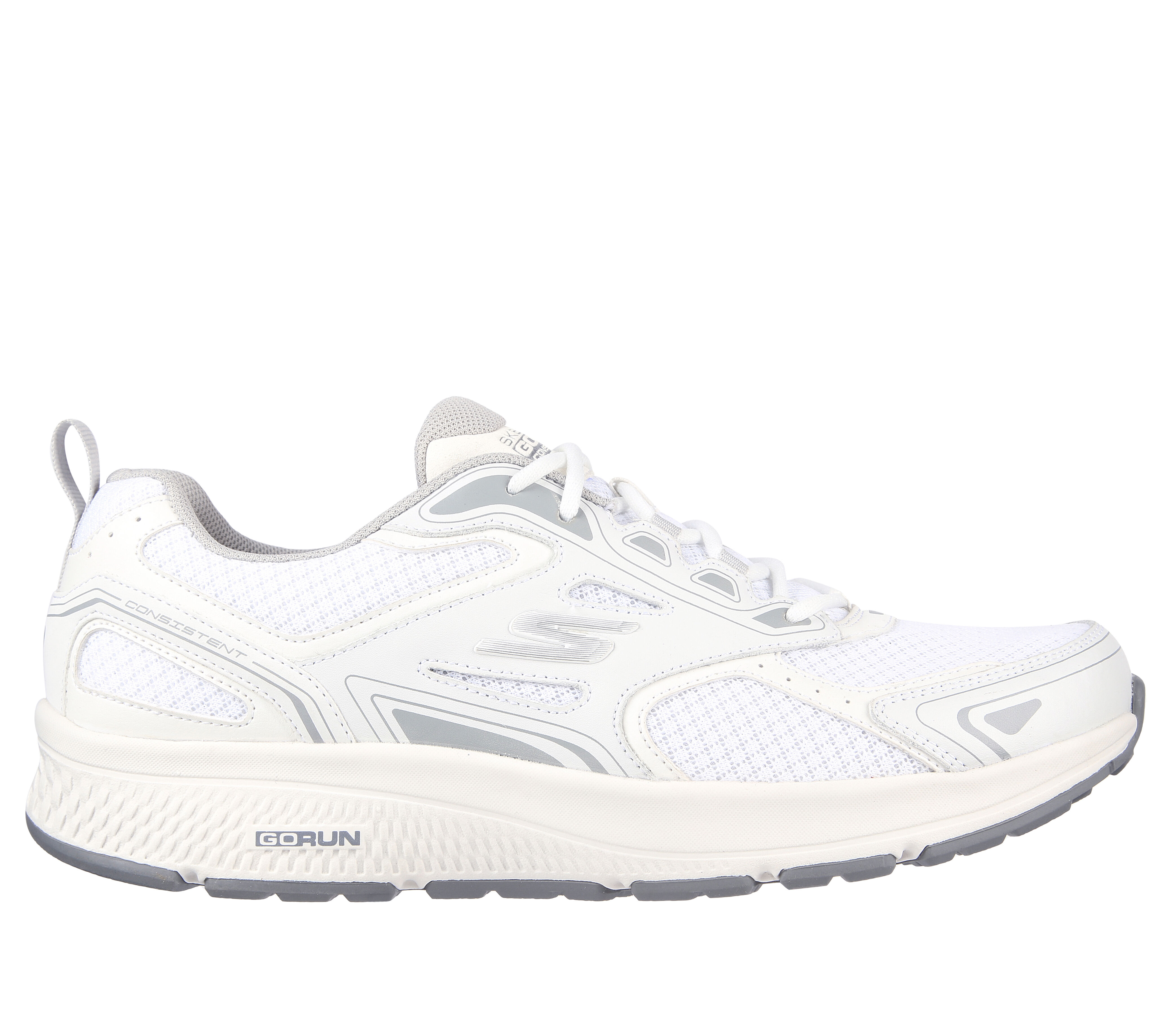 skechers white running shoes