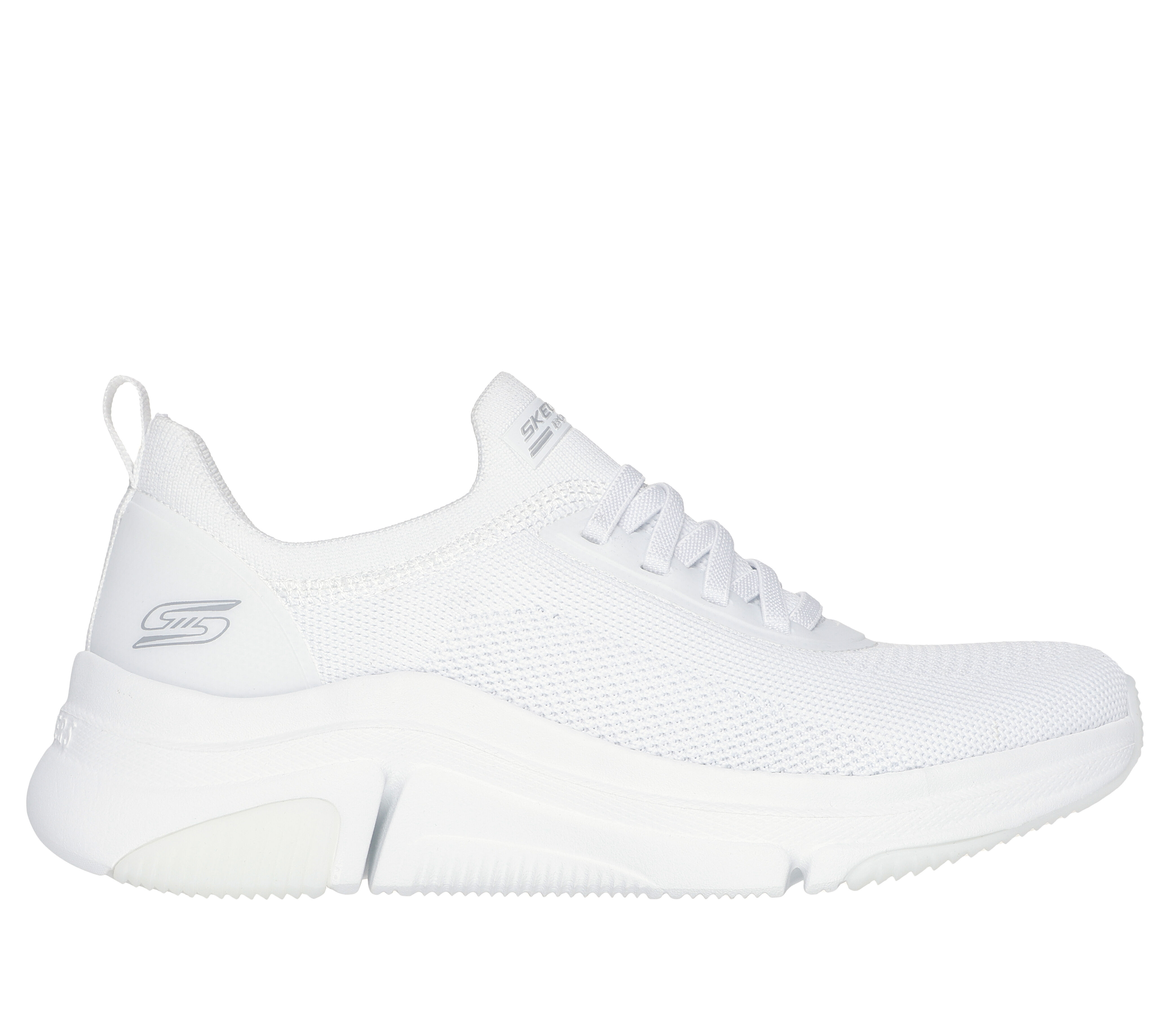 Skechers Women s Bobs Sport Sparrow Flex Instant Clout Sneaker Size 9.0 White Textile Synthetic Vegan Machine Washable