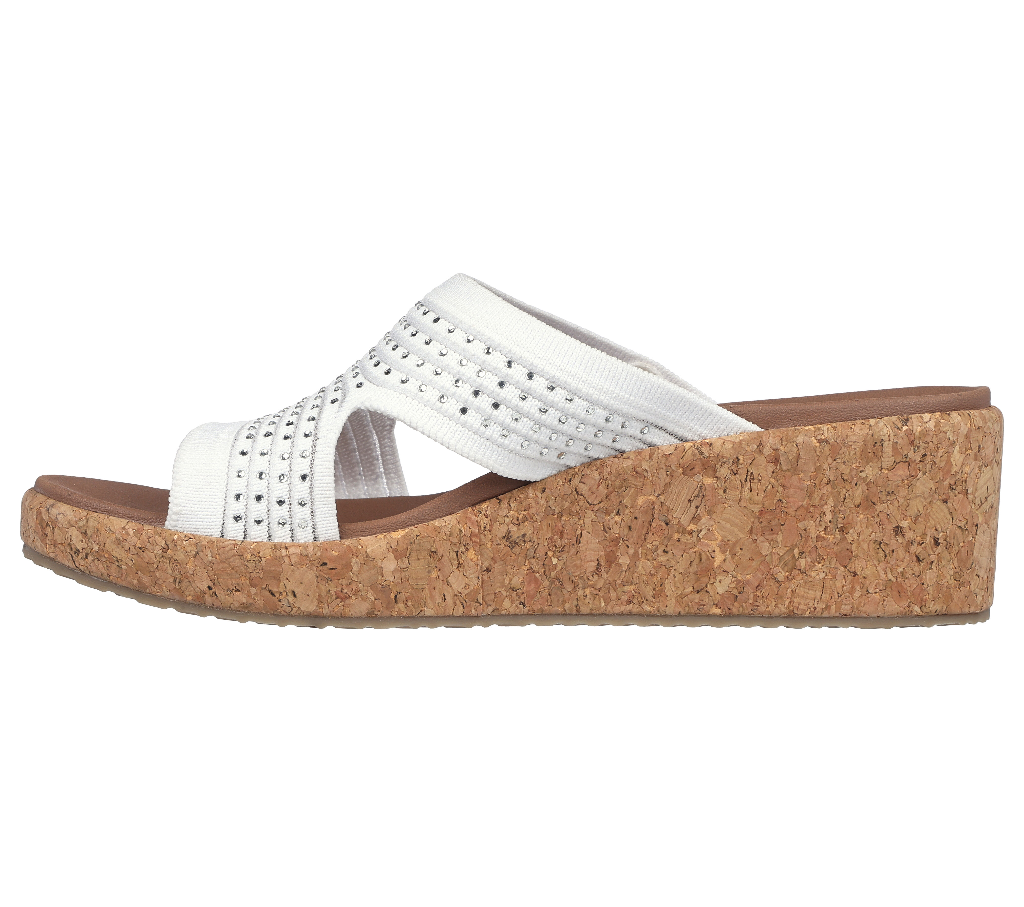 Lacey cutout store wedge pump