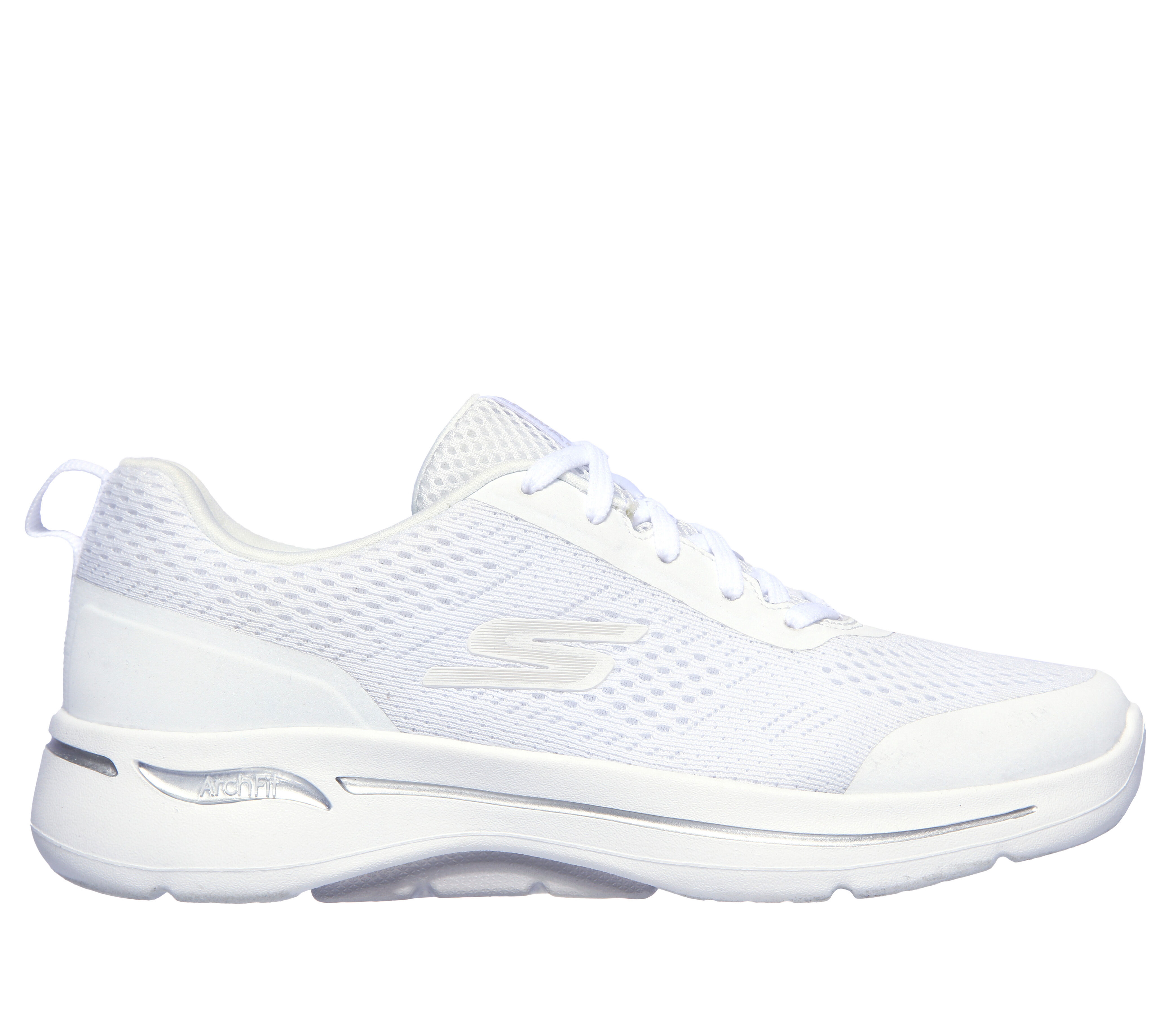 all white skechers shoes