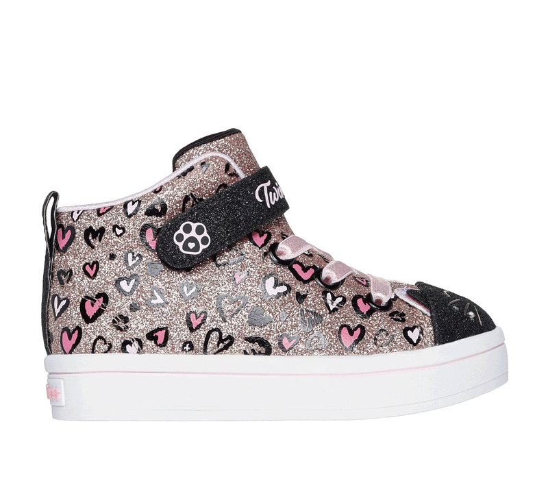 Skechers Kids Twi Lites 2.0 Kitty Cutie 314388N Toddler Girls Shoes Rosegold 10 Toddler M Canvas