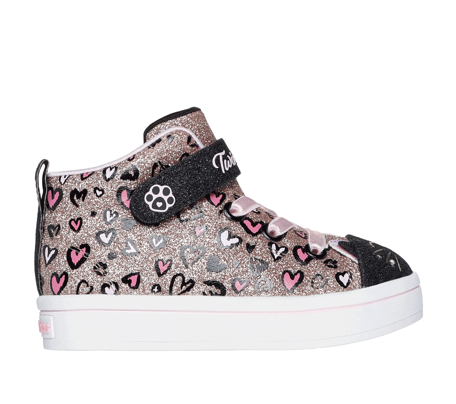 Skechers Kids Twi Lites 2.0 Kitty Cutie 314388N Toddler Girls Shoes Rosegold 10 Toddler M Canvas