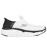 Skechers Slip-ins: Max Cushioning - Smooth, WHITE / BLACK, swatch