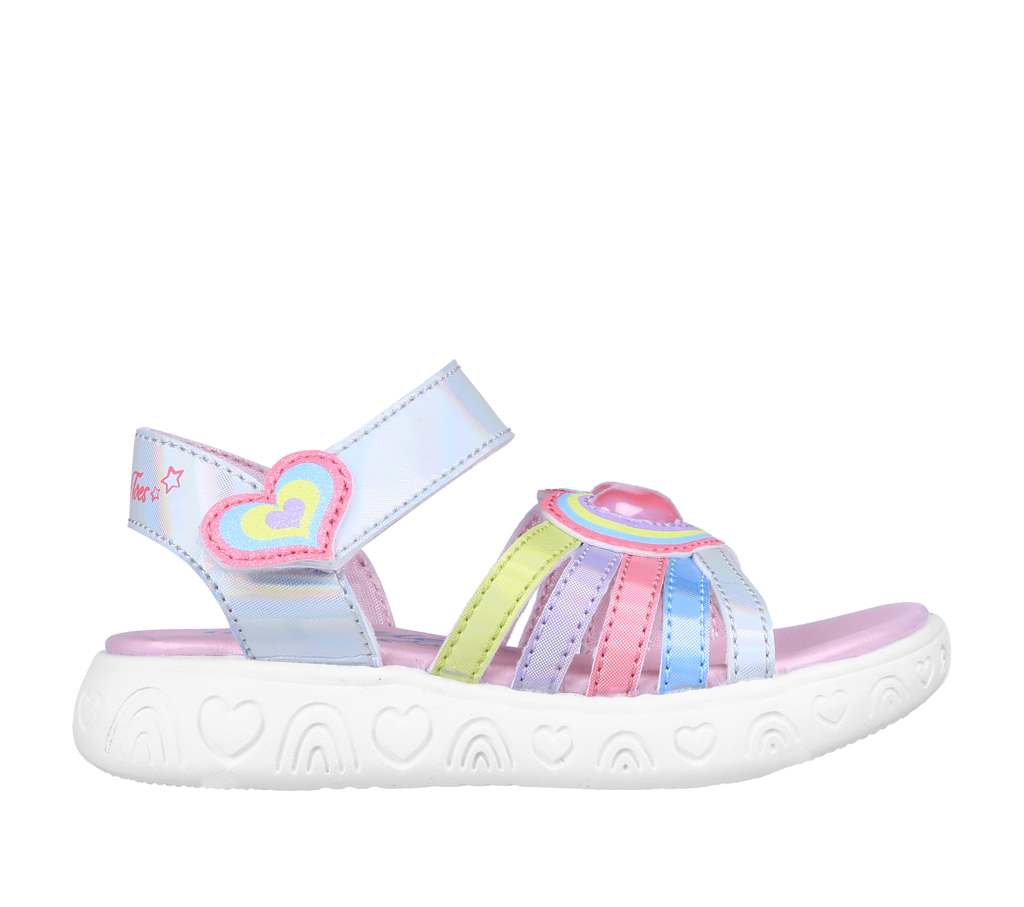 Skechers twinkle toes light up flip flops hot sale