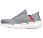 Skechers Slip-ins: Max Cushioning Premier, GRAY / RED, large image number 4