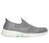 Skechers Slip-ins: GO WALK 6 - Fabulous View, GRAY, swatch