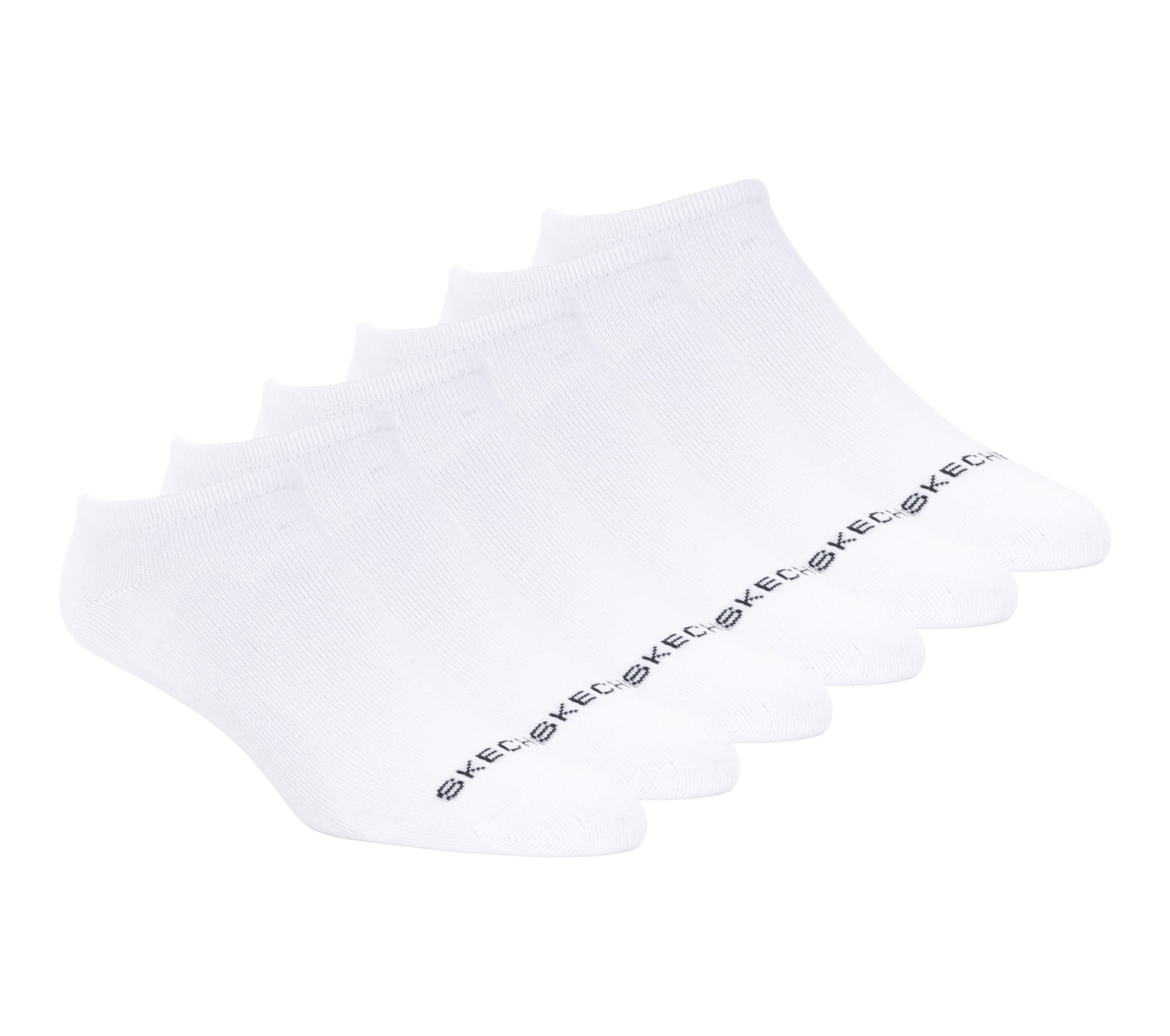 Cotton No Show Socks 6 Pack SKECHERS