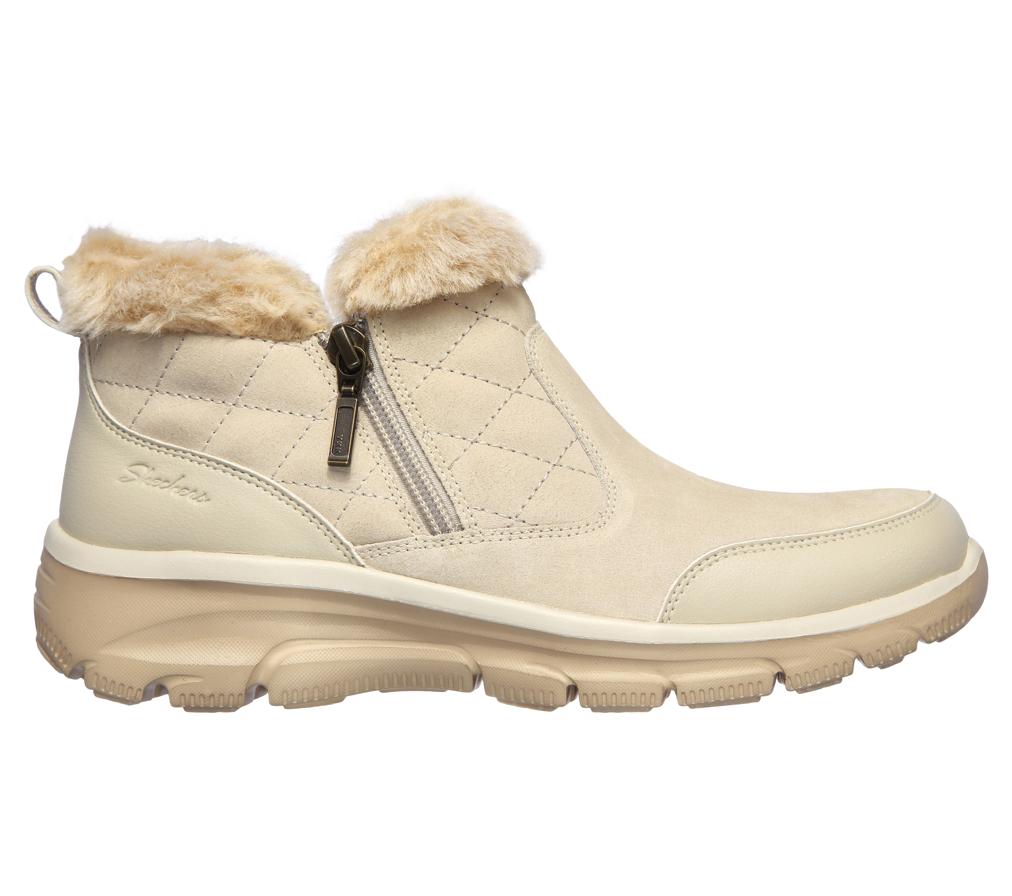 skechers white boots