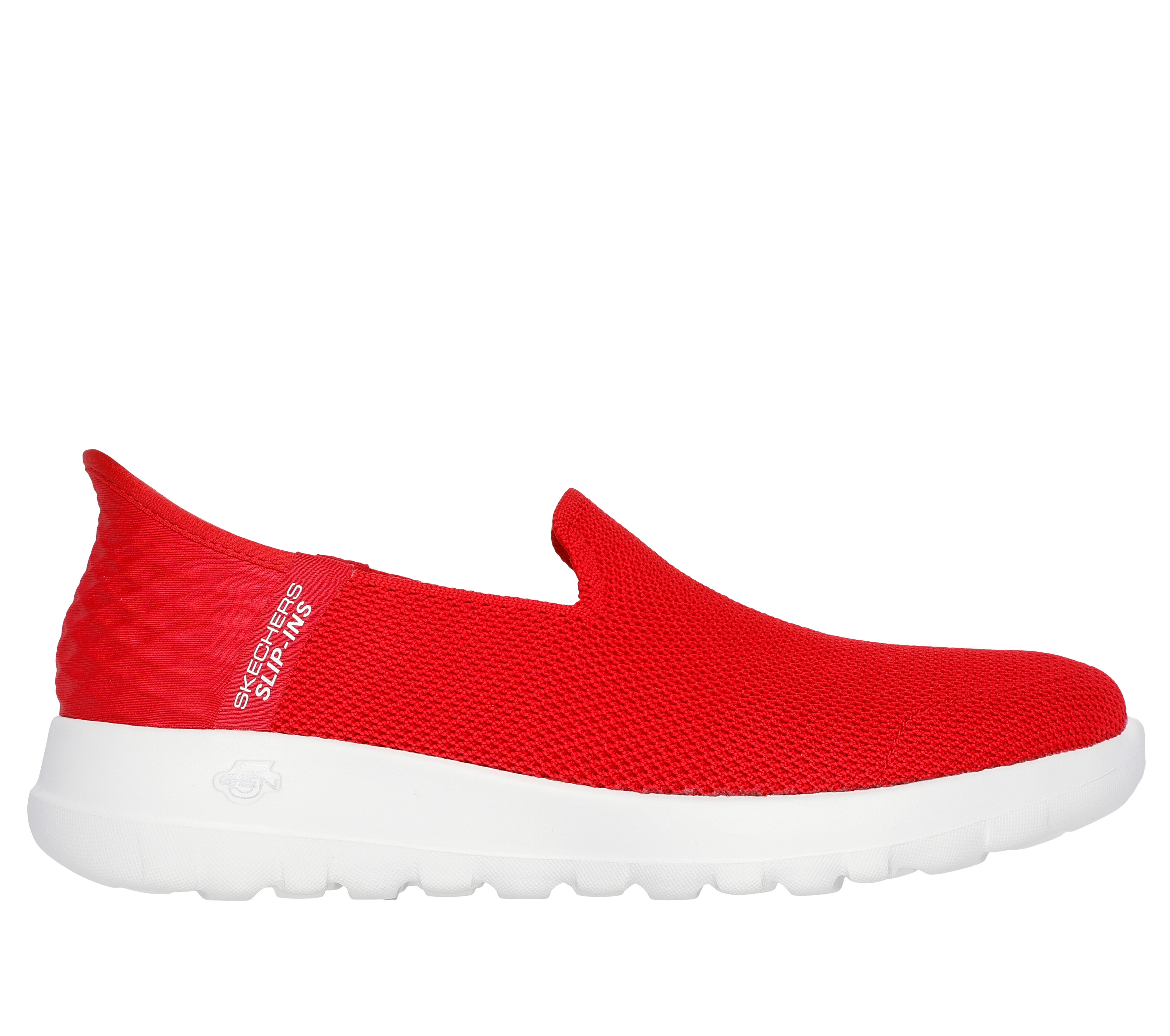 Skechers go walk red shoes hotsell