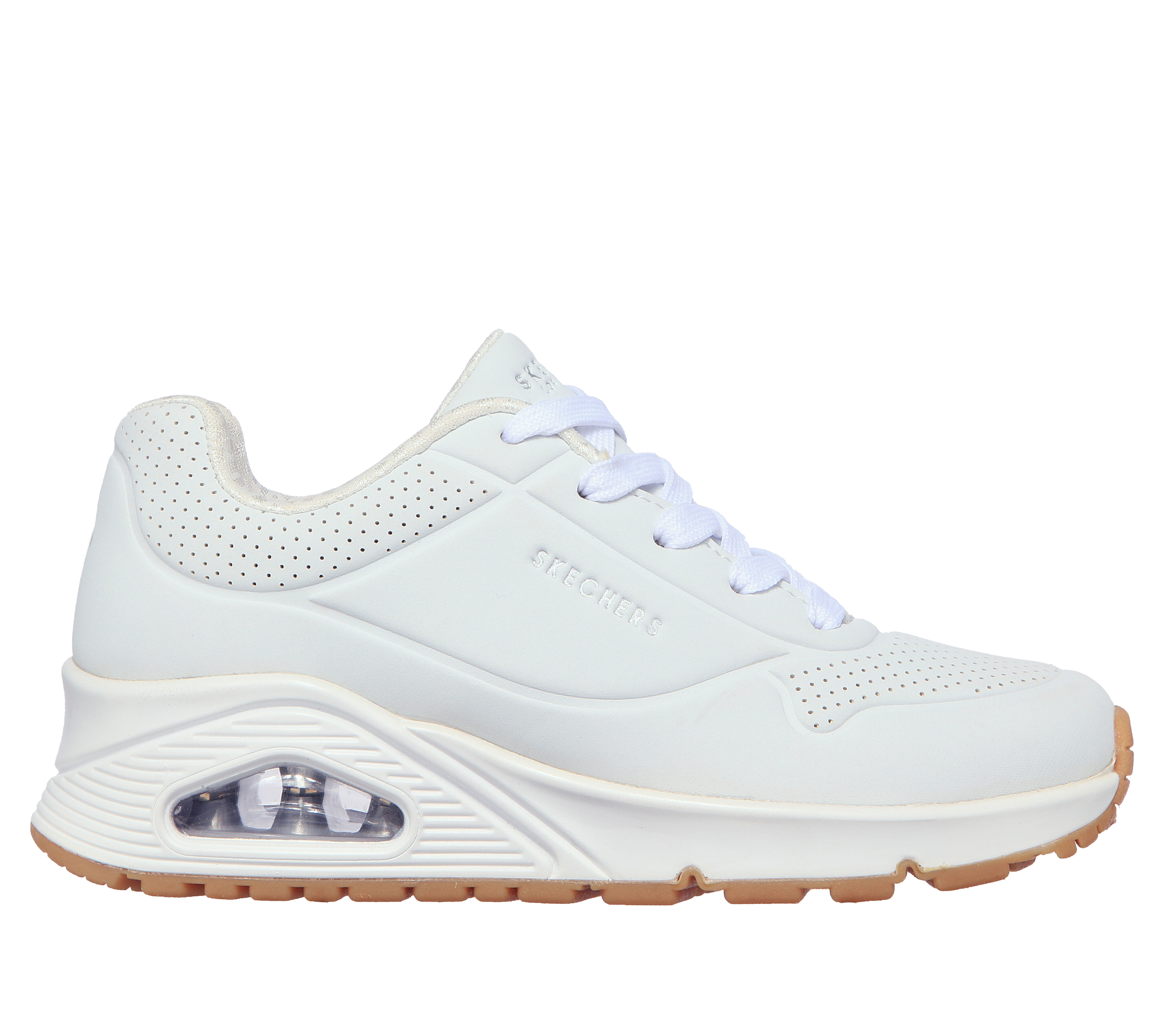 skechers uno stand on air white