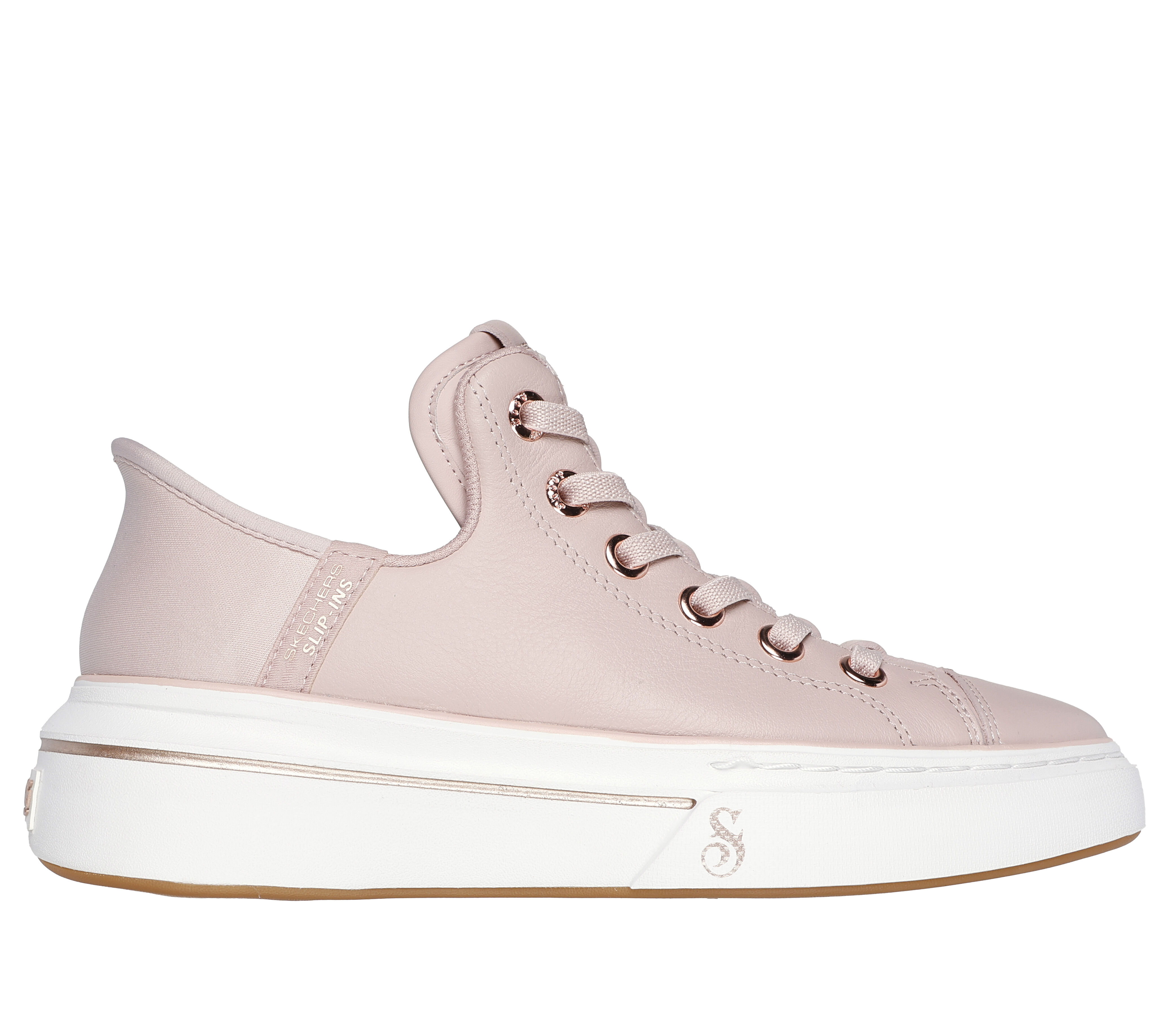 Leather sketchers for hot sale women