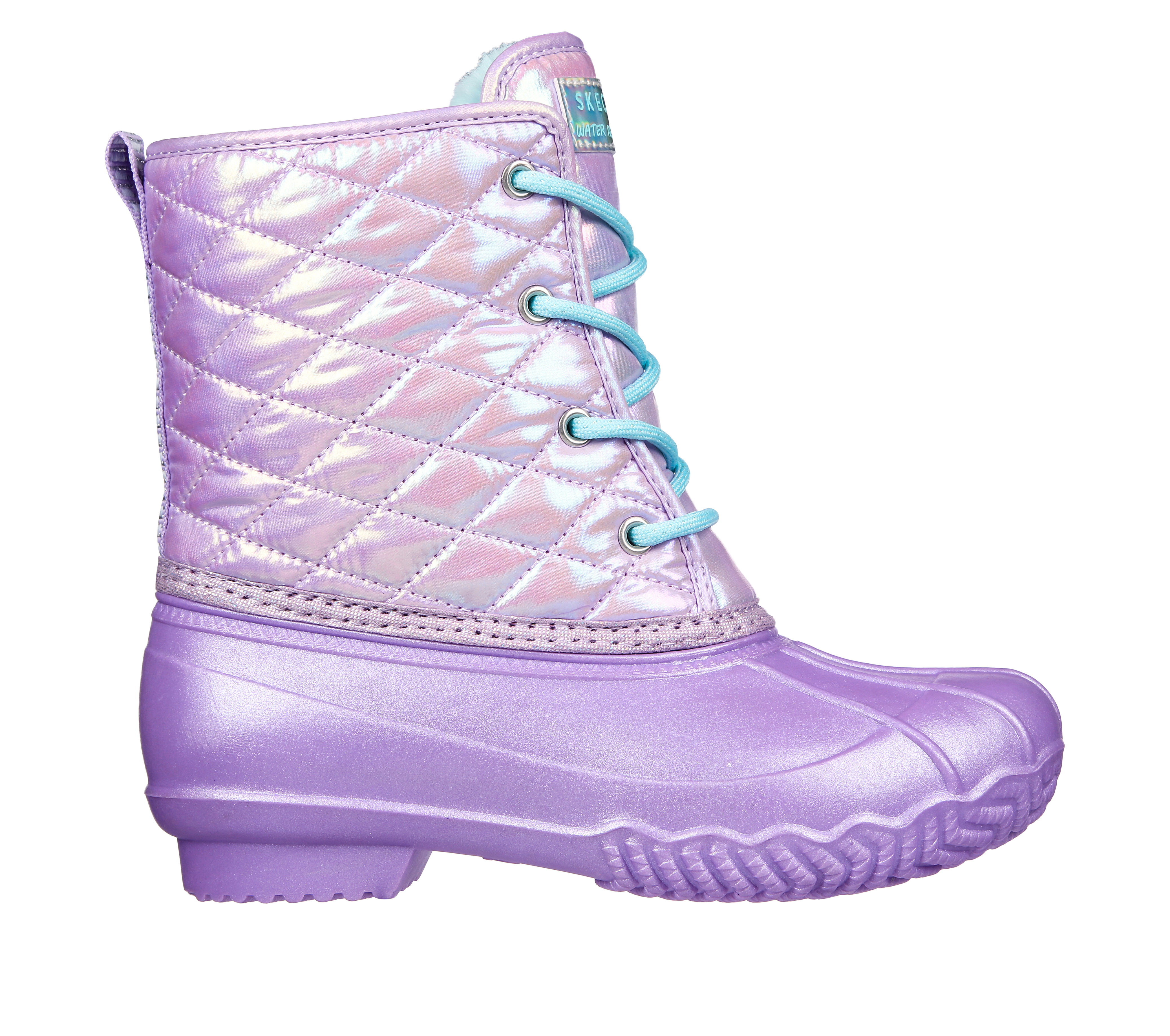 lavender duck boots