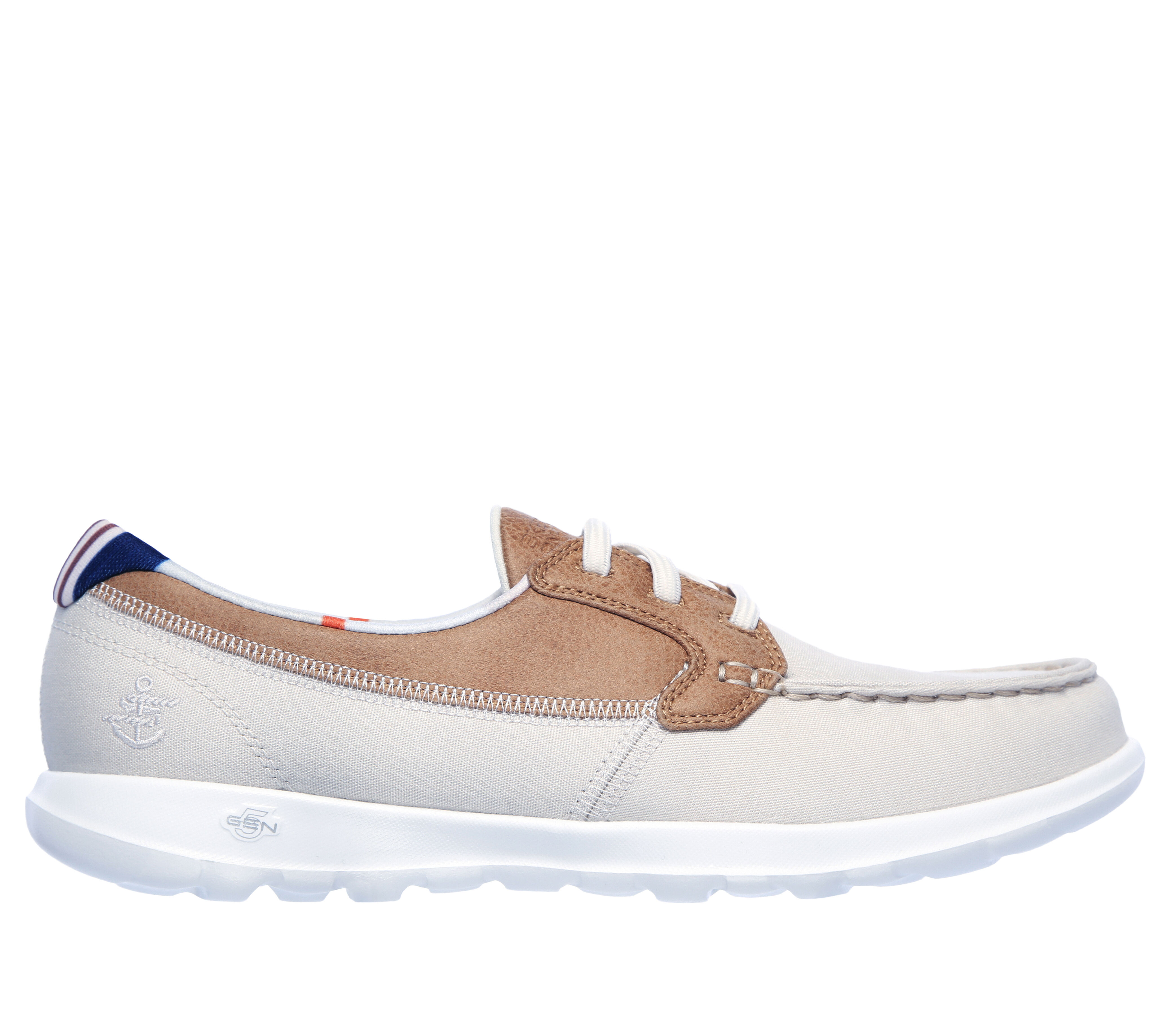 Skechers go walk white leather 2025