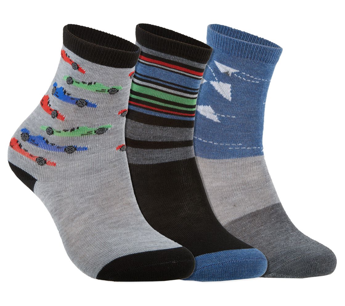 Shop the 3 Pack Super Soft Crew Socks | SKECHERS