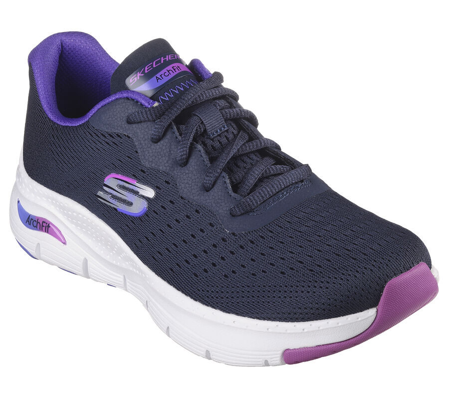 Skechers Arch Fit - Infinity Cool, NAVY / PURPLE, largeimage number 4